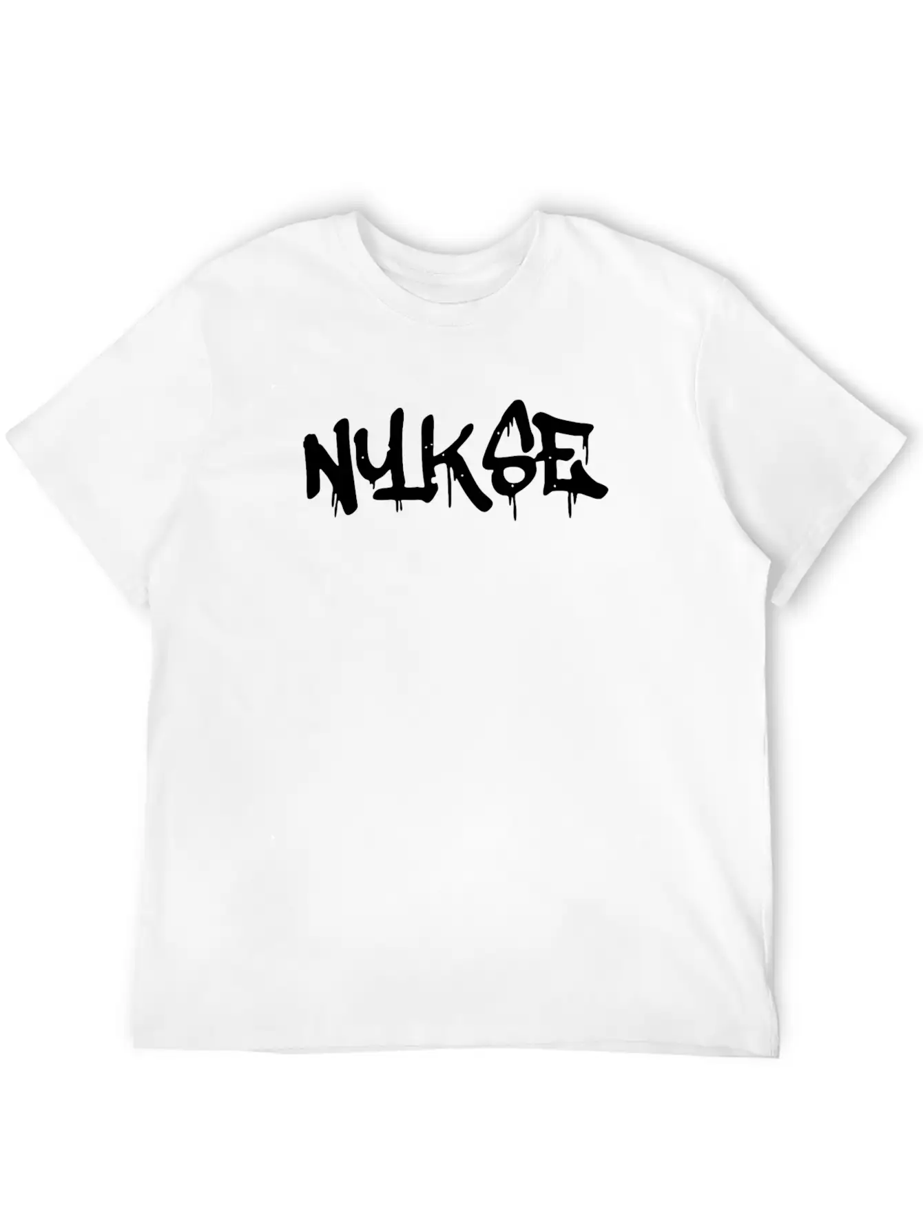 NYKSE Graffiti Logo Basic Graphic T-Shirt ¨C Daily Comfort In Soft Cotton