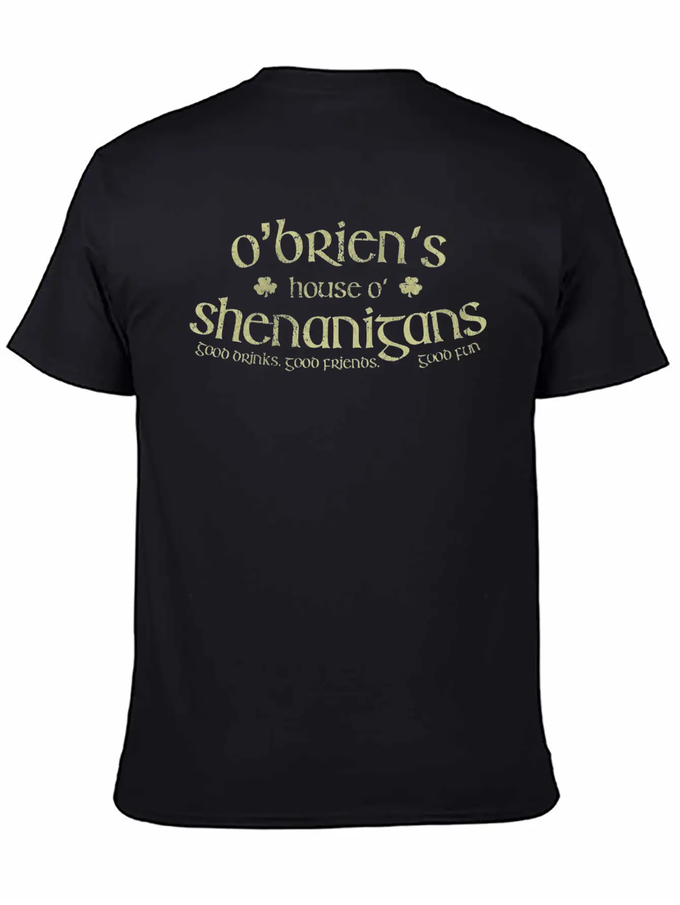 O'Brien'S House Of Shenanigans Essential Cotton Tee For Daily Outfits ¨C Unisex Style