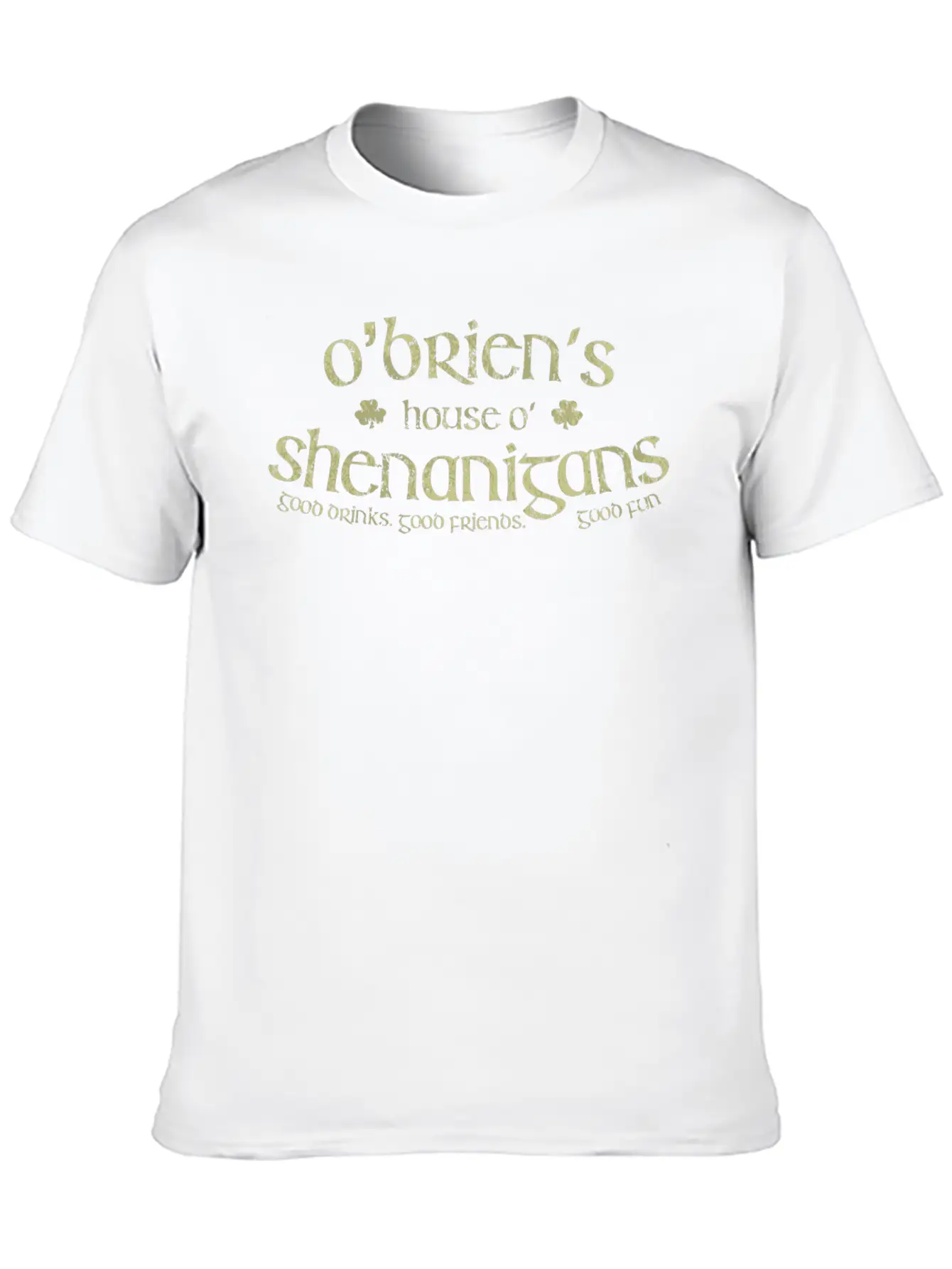 O'Brien'S House Of Shenanigans Essential Cotton Tee For Daily Outfits ¨C Unisex Style