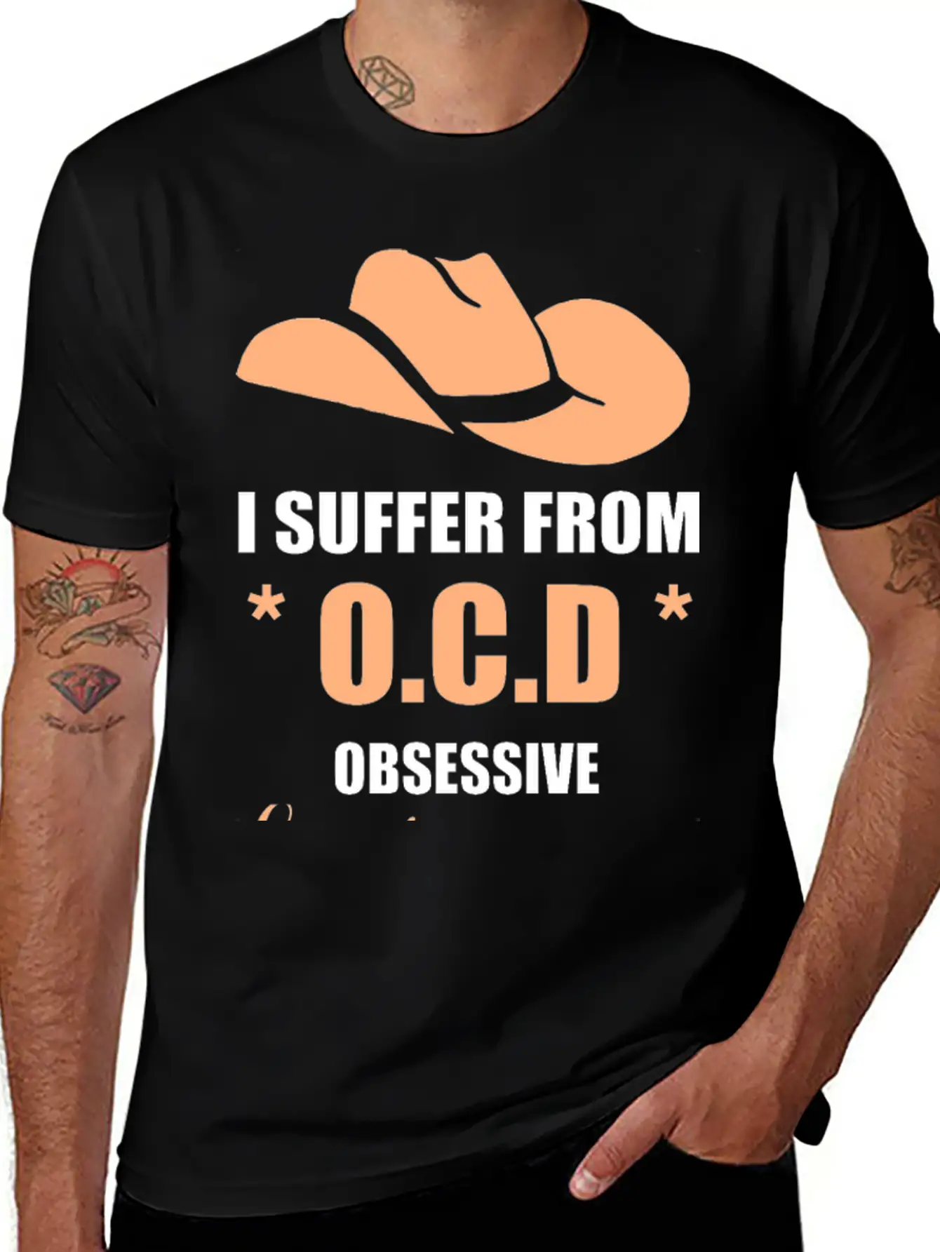 Ocd Country Hat Soft Cotton Short Sleeve Tee ¨C Unisex Wardrobe Staple
