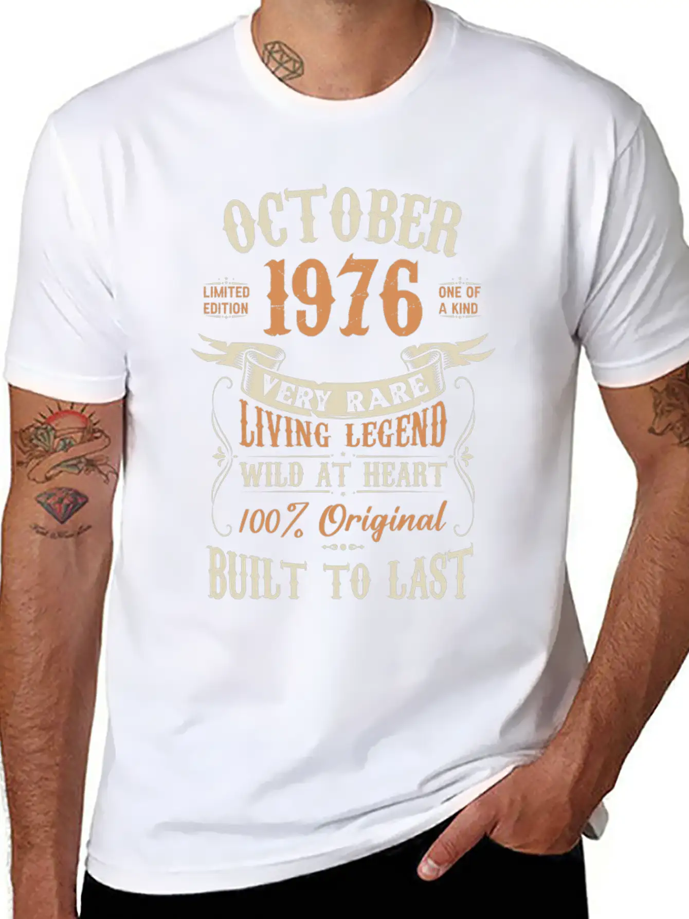 October 1976 Birthday Surprise Soft Cotton Short Sleeve Tee ¨C Unisex Wardrobe Staple