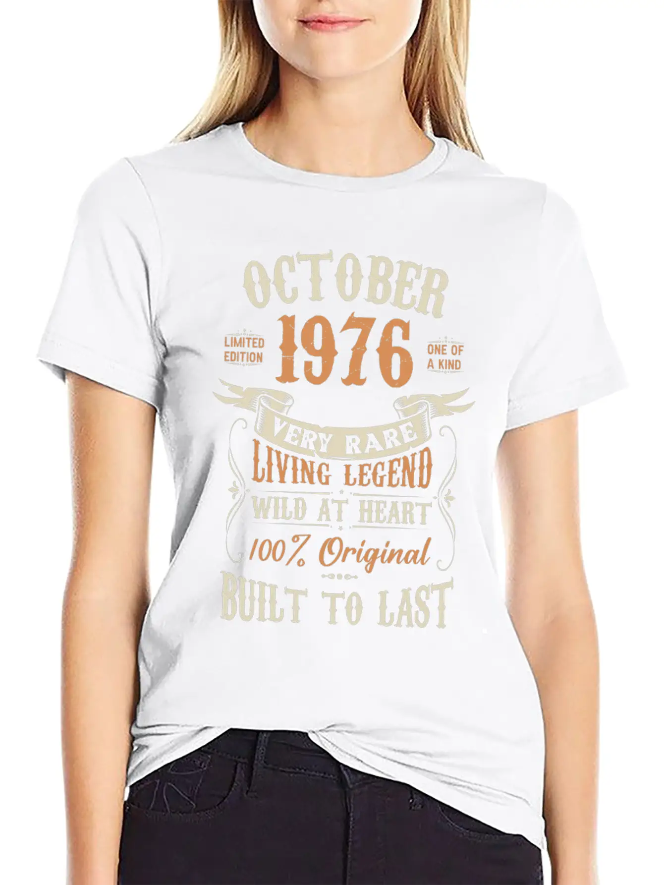 October 1976 Birthday Surprise Soft Cotton Short Sleeve Tee ¨C Unisex Wardrobe Staple