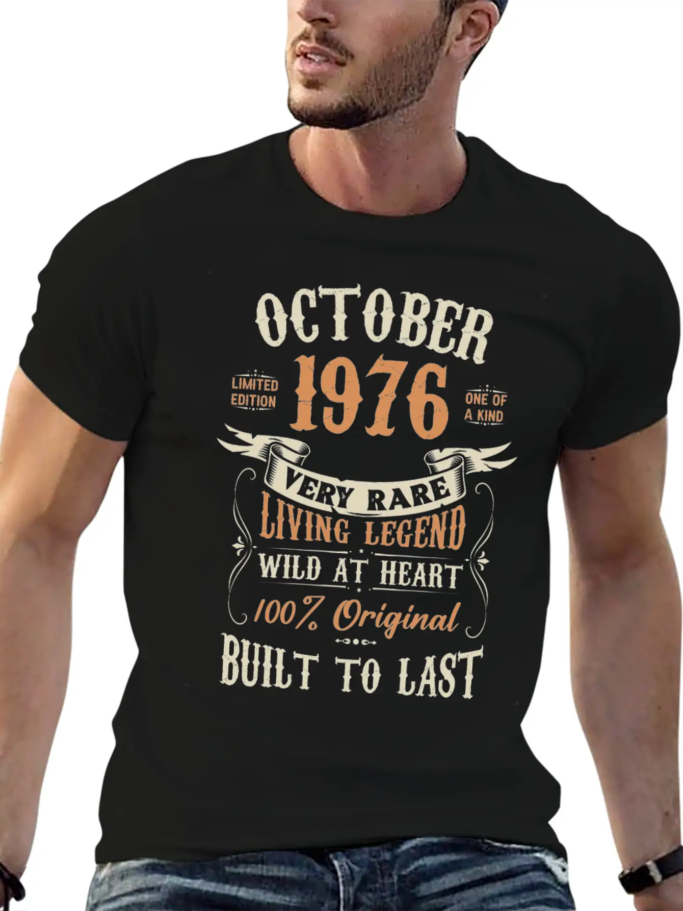 October 1976 Birthday Surprise Soft Cotton Short Sleeve Tee ¨C Unisex Wardrobe Staple
