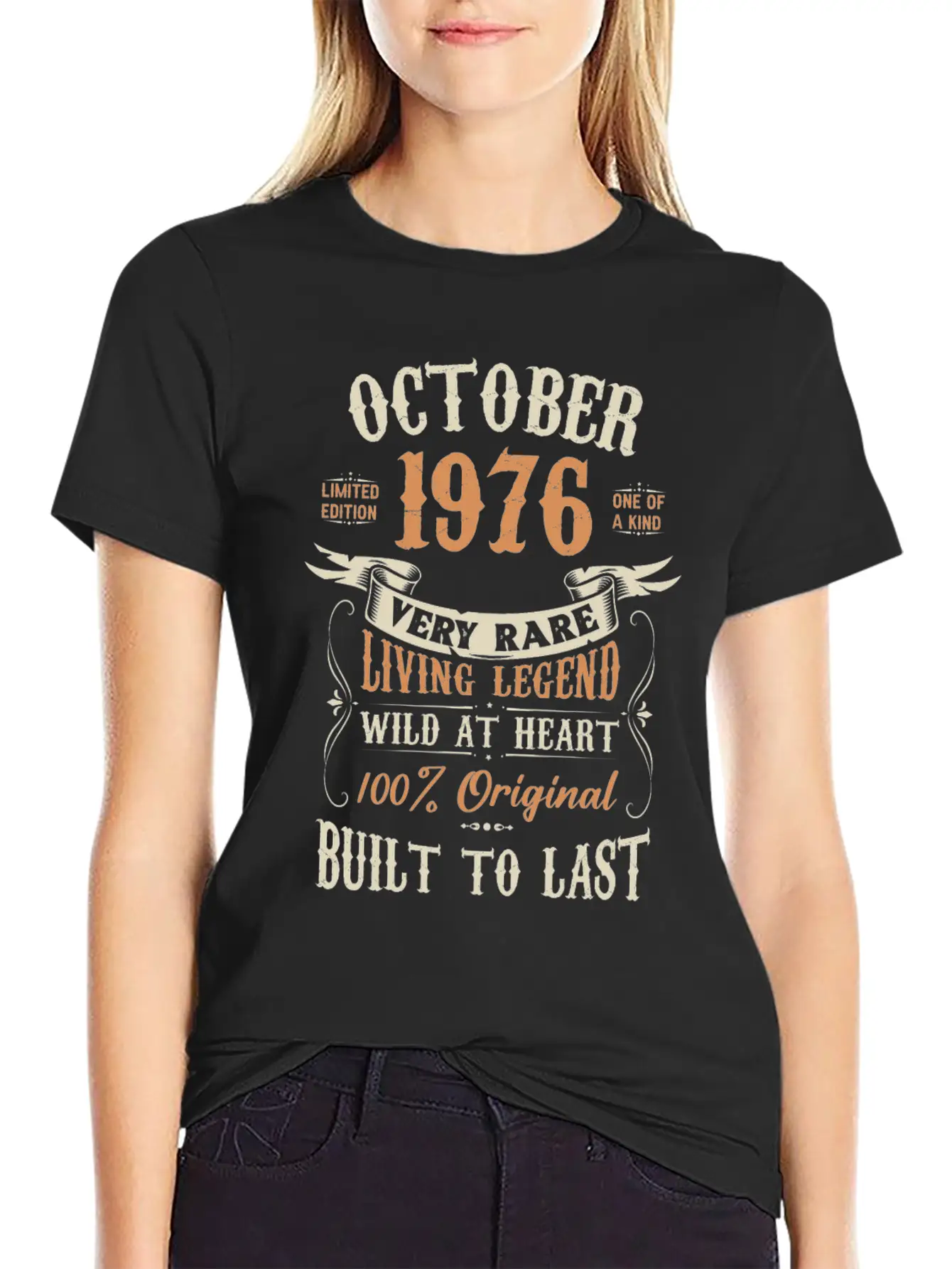 October 1976 Birthday Surprise Soft Cotton Short Sleeve Tee ¨C Unisex Wardrobe Staple