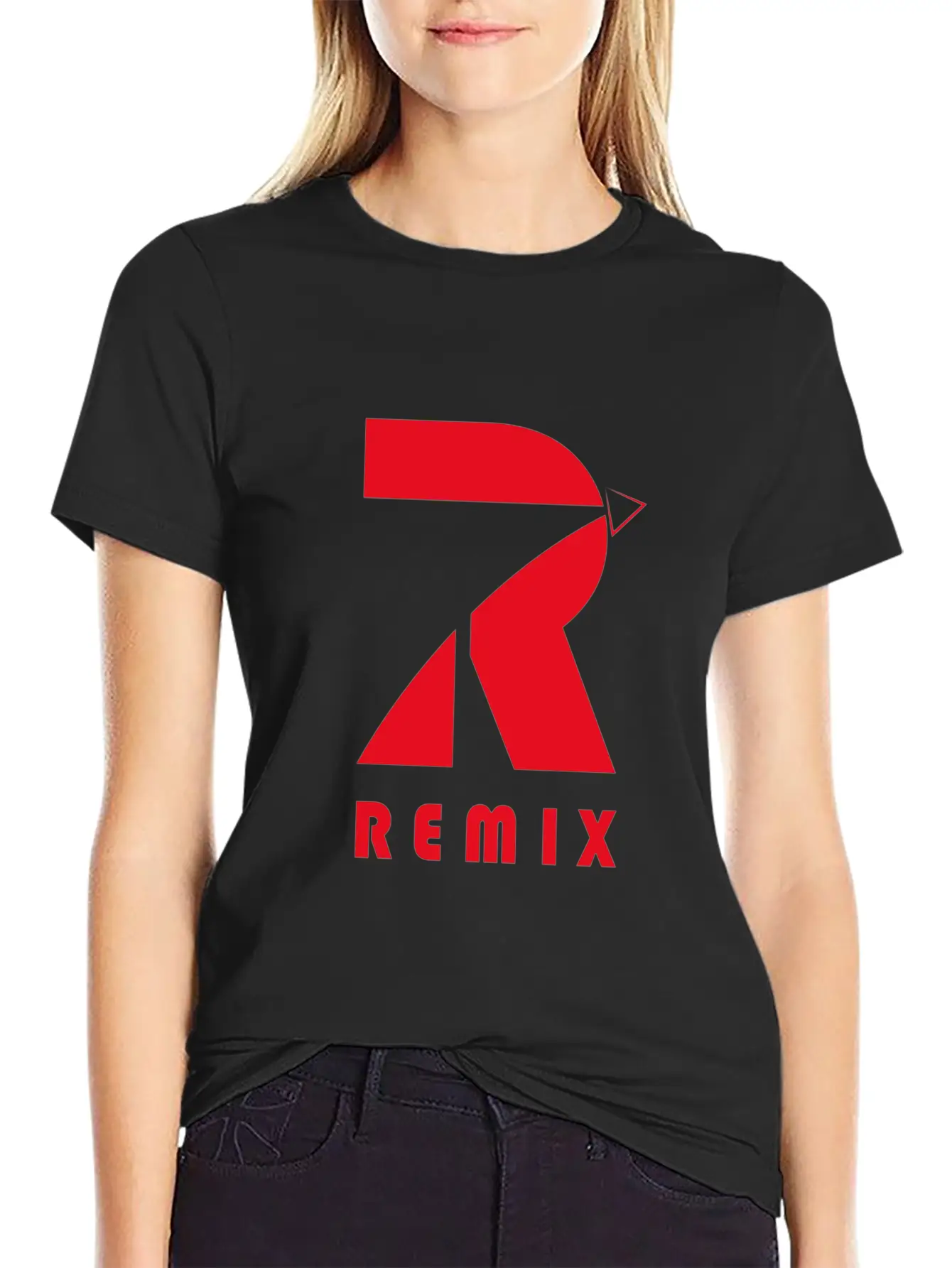 Official Logo Remix¡äs Clothing Essential Cotton Tee For Daily Outfits ¨C Unisex Style