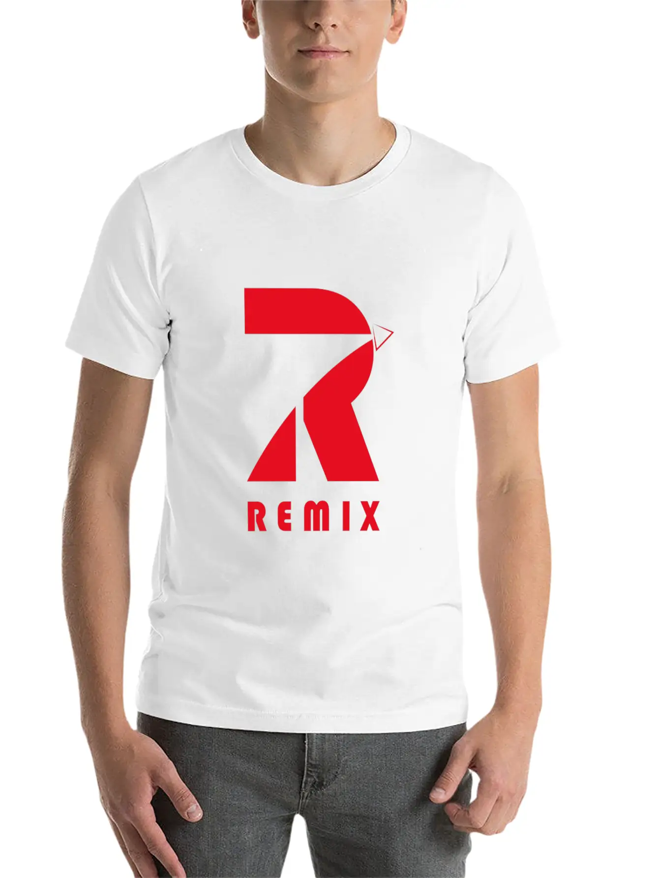 Official Logo Remix¡äs Clothing Essential Cotton Tee For Daily Outfits ¨C Unisex Style