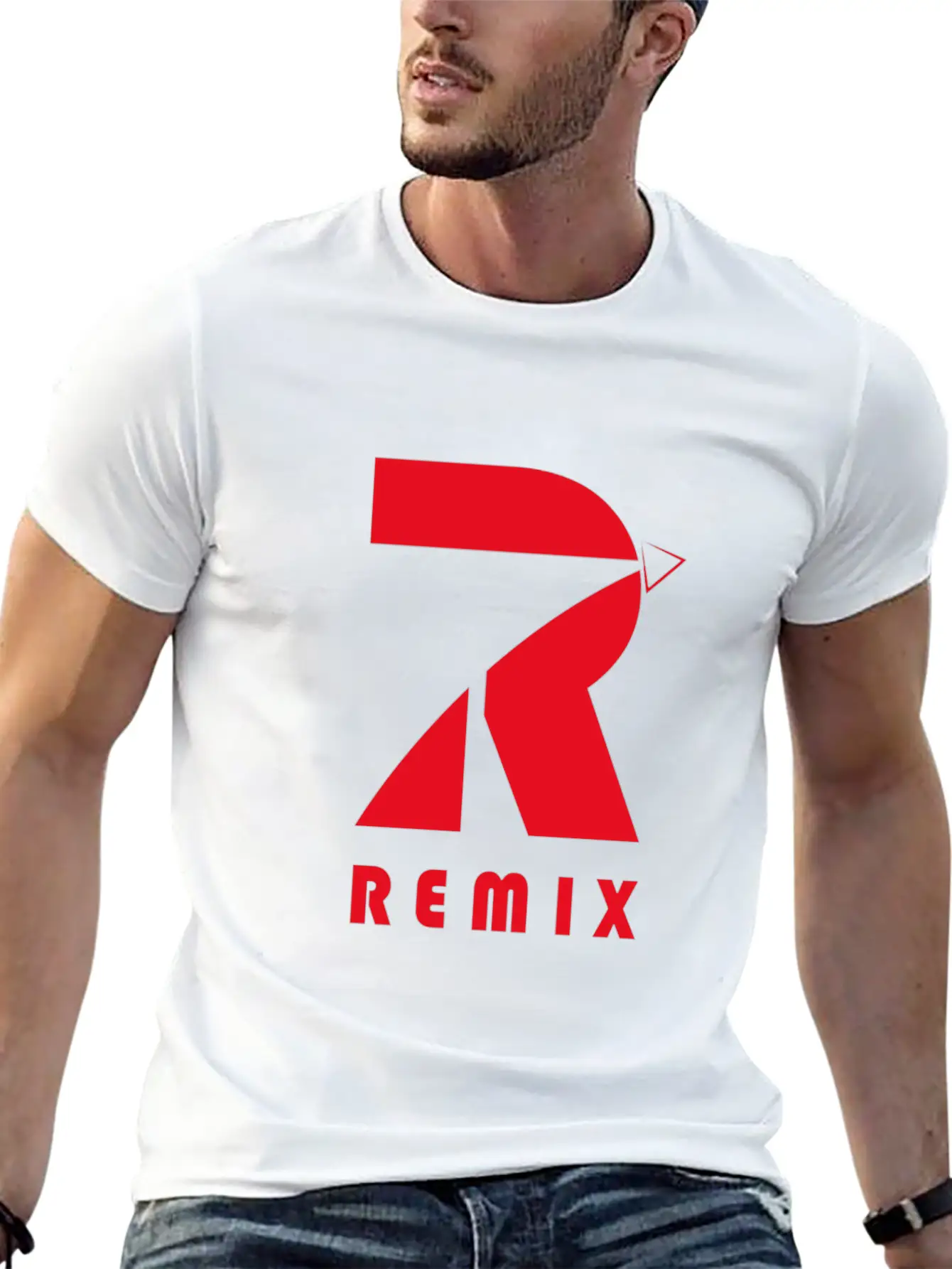 Official Logo Remix¡äs Clothing Essential Cotton Tee For Daily Outfits ¨C Unisex Style