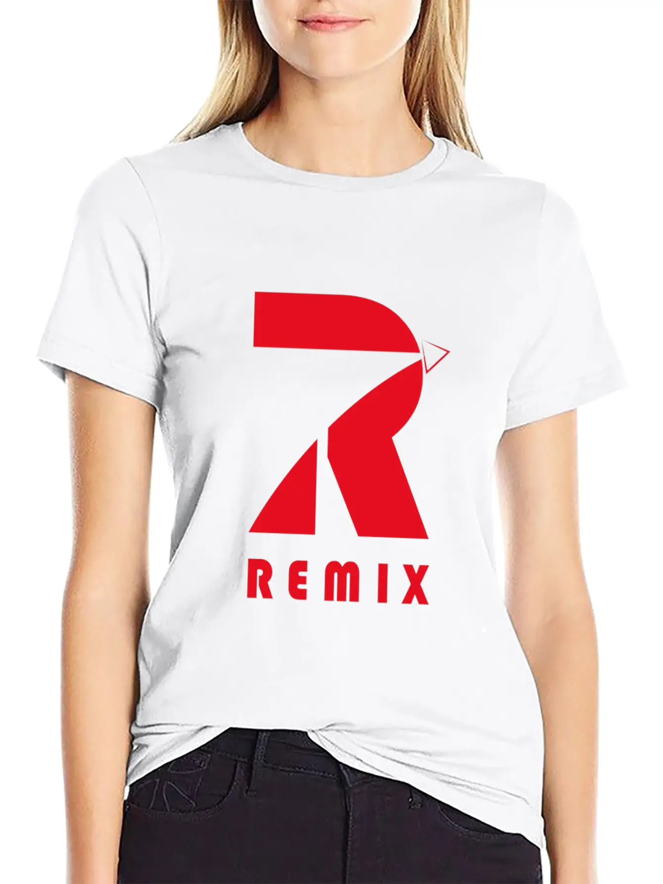 Official Logo Remix¡äs Clothing Essential Cotton Tee For Daily Outfits ¨C Unisex Style