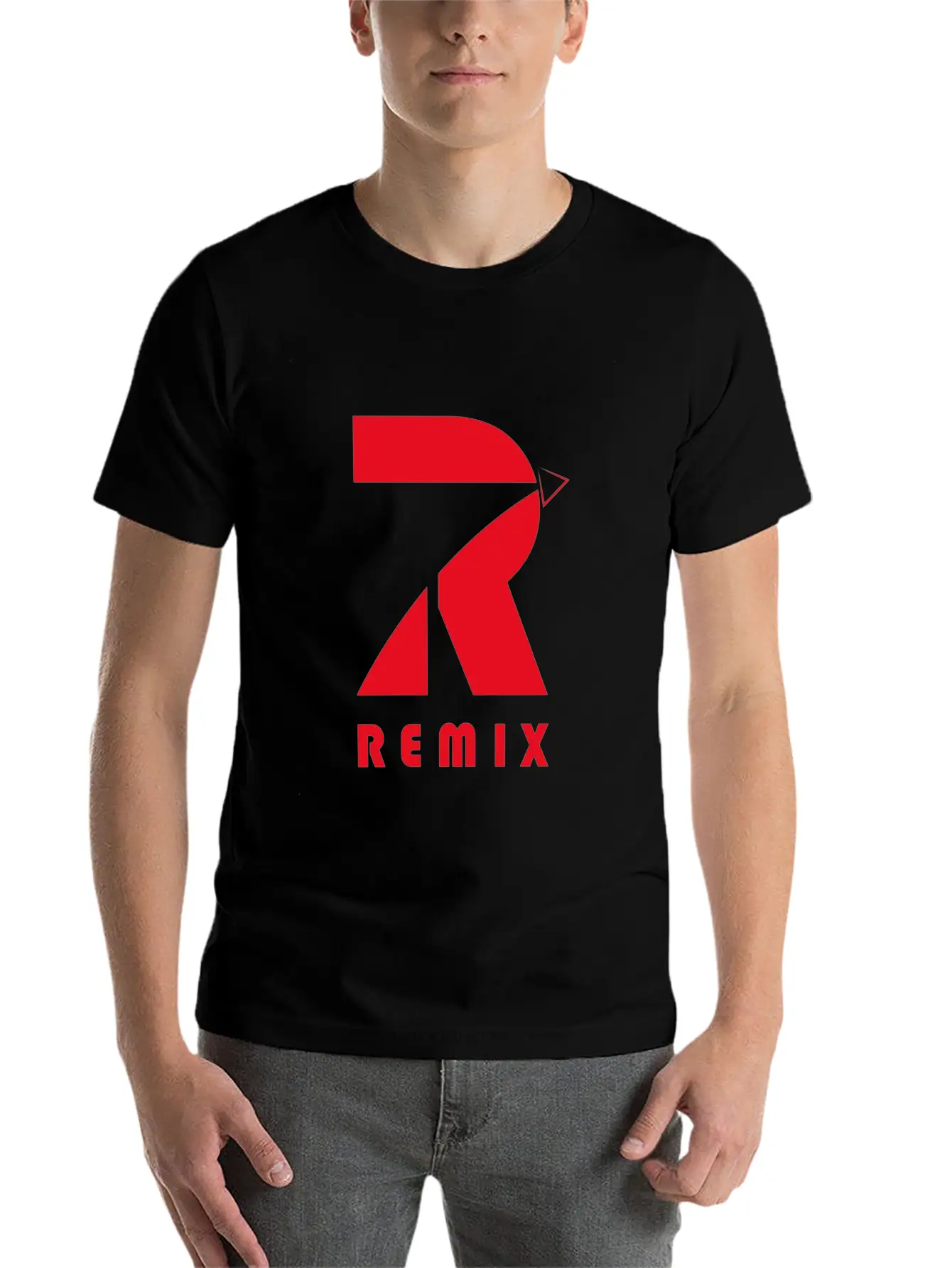 Official Logo Remix¡äs Clothing Essential Cotton Tee For Daily Outfits ¨C Unisex Style