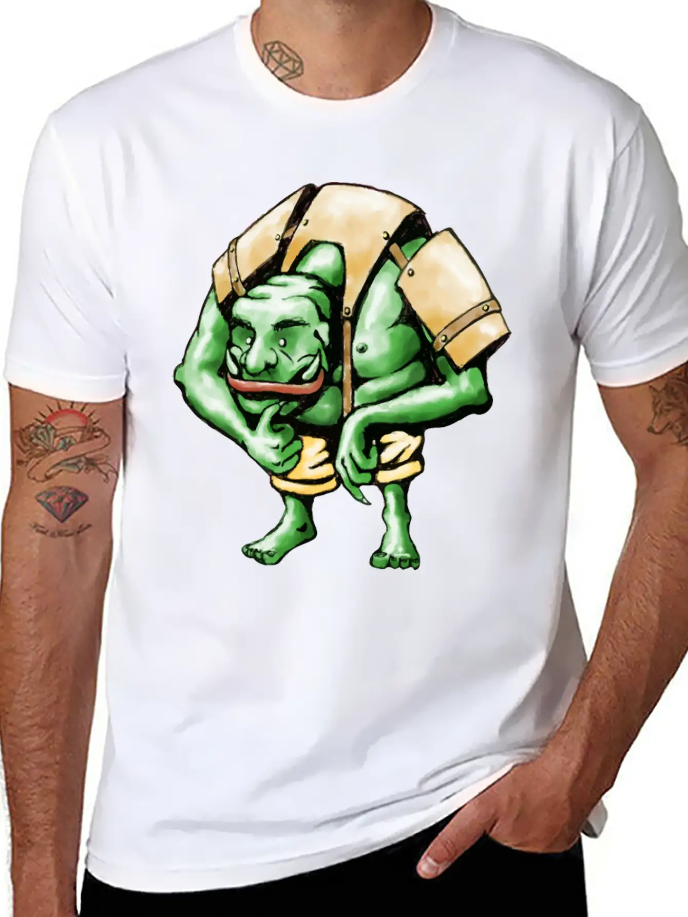 Ogre Essential Cotton Tee For Daily Outfits ¨C Unisex Style
