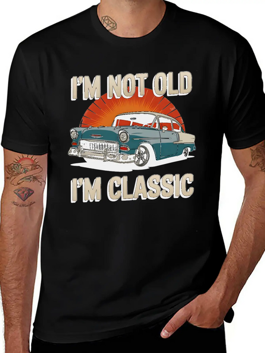 Old Car Classic Vintage Soft Cotton Short Sleeve Tee ¨C Unisex Wardrobe Staple