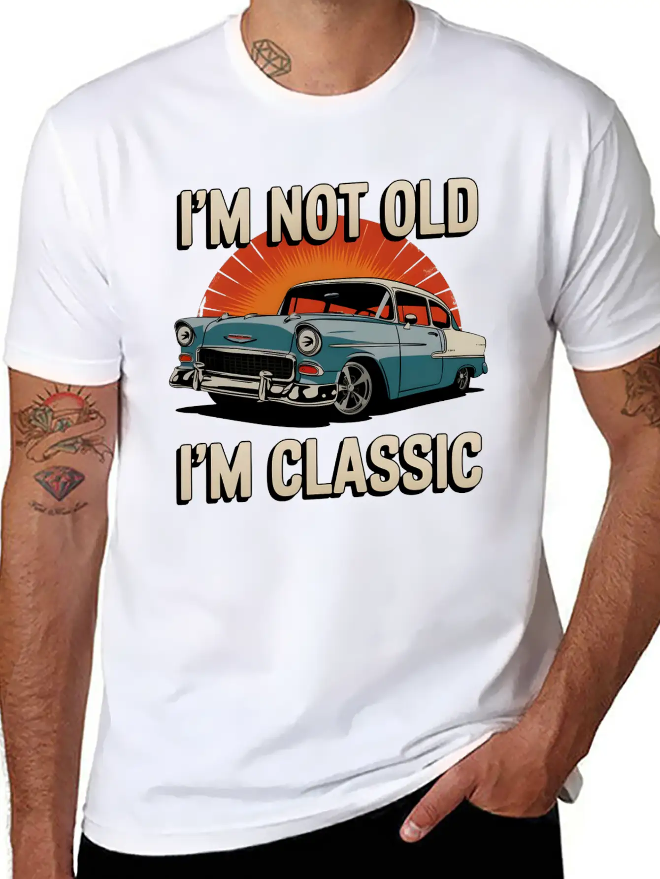 Old Car Classic Vintage Soft Cotton Short Sleeve Tee ¨C Unisex Wardrobe Staple