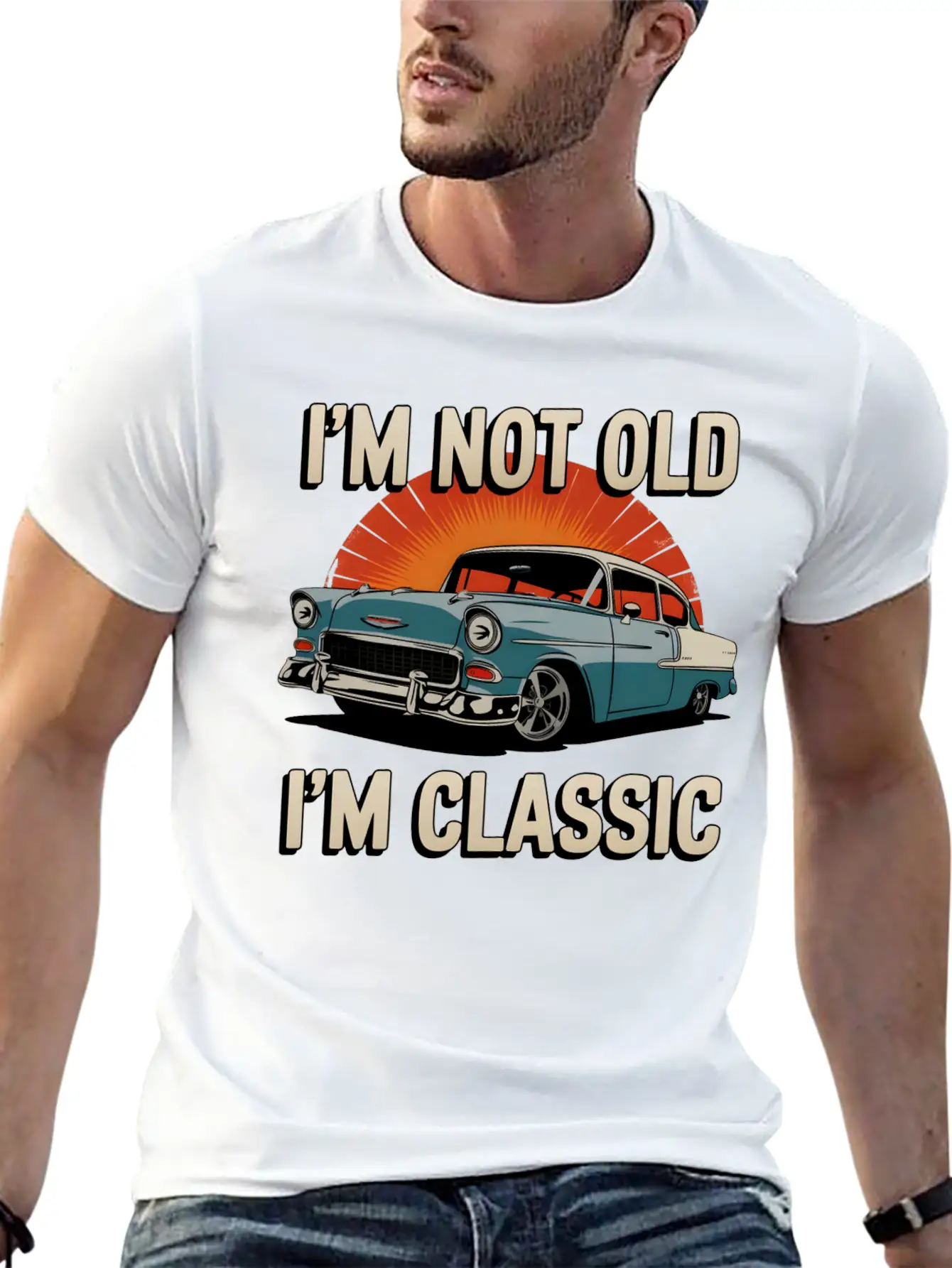Old Car Classic Vintage Soft Cotton Short Sleeve Tee ¨C Unisex Wardrobe Staple
