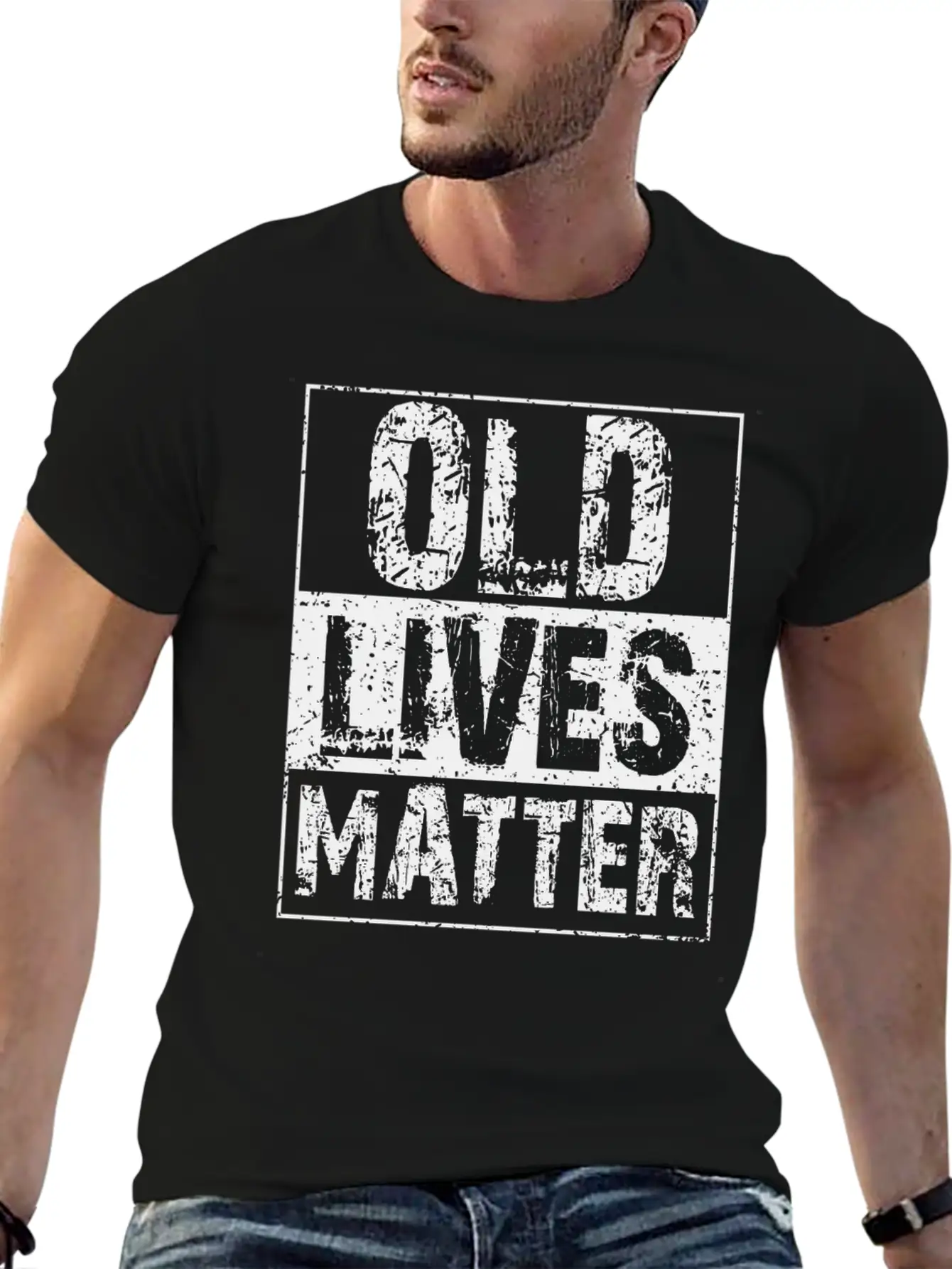 Old Lives Matter - Birthday Saying 40th 50th 60th Basic Graphic T-Shirt ¨C Daily Comfort In Soft Cotton