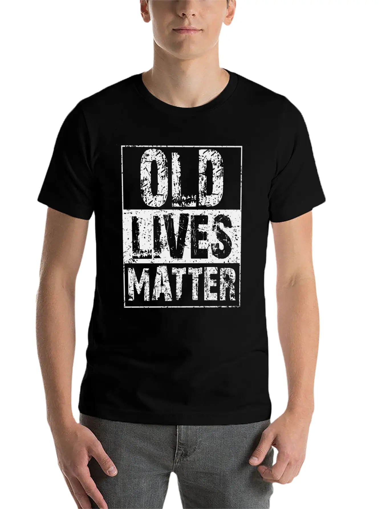 Old Lives Matter - Birthday Saying 40th 50th 60th Basic Graphic T-Shirt ¨C Daily Comfort In Soft Cotton