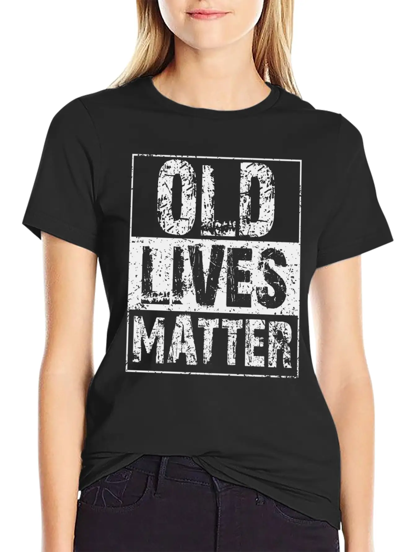 Old Lives Matter - Birthday Saying 40th 50th 60th Basic Graphic T-Shirt ¨C Daily Comfort In Soft Cotton