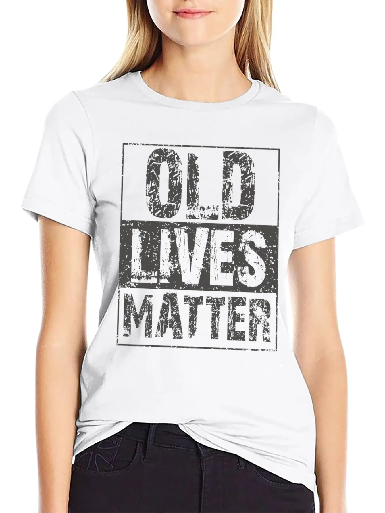 Old Lives Matter - Birthday Saying 40th 50th 60th Basic Graphic T-Shirt ¨C Daily Comfort In Soft Cotton