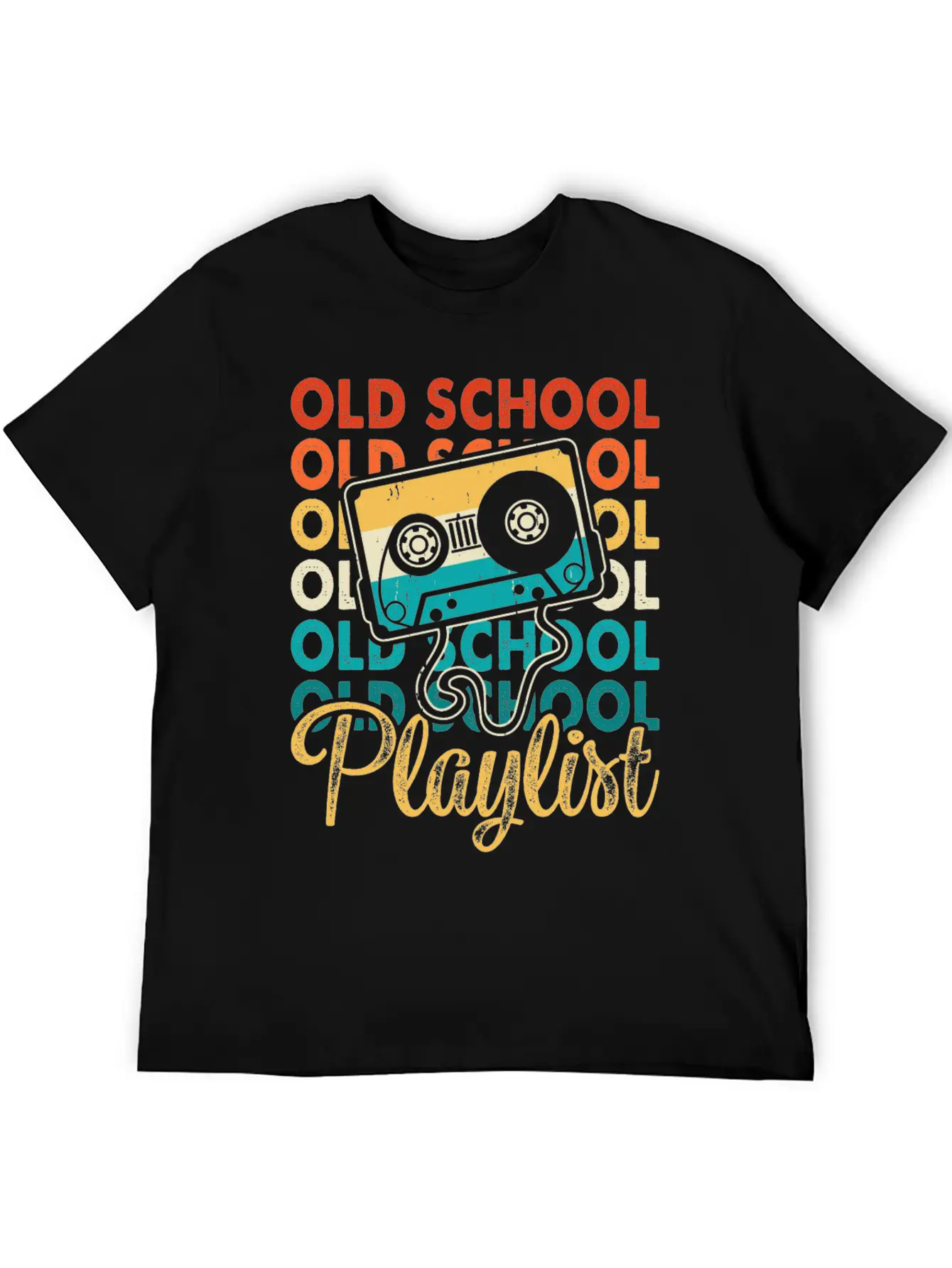 Old School Playlist 18 Soft Cotton Short Sleeve Tee ¨C Unisex Wardrobe Staple