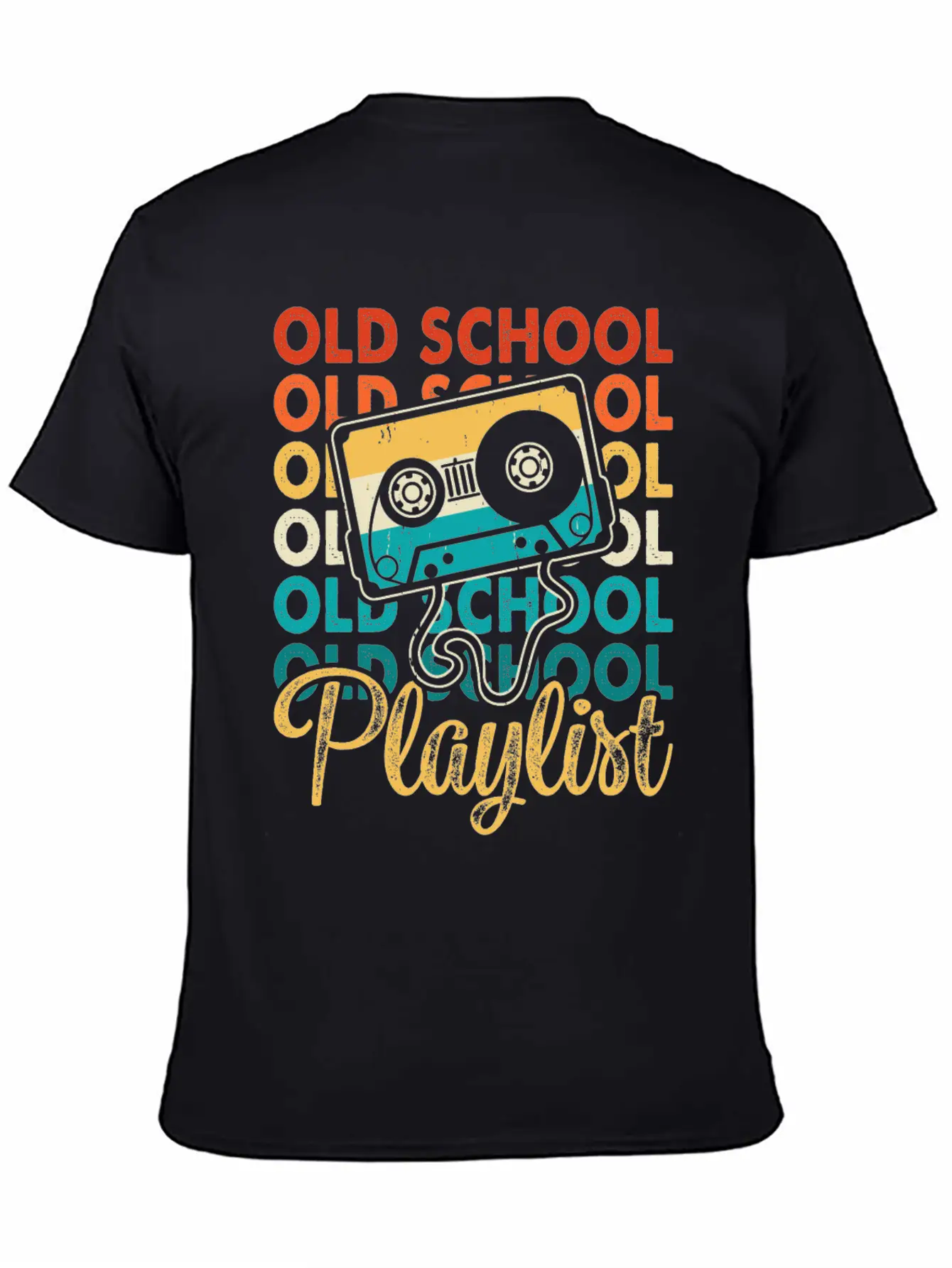 Old School Playlist 18 Soft Cotton Short Sleeve Tee ¨C Unisex Wardrobe Staple
