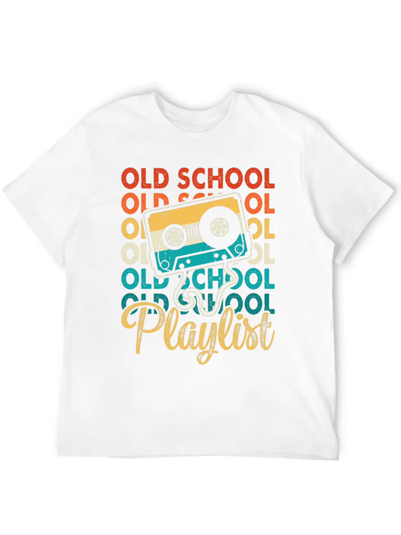 Old School Playlist 18 Soft Cotton Short Sleeve Tee ¨C Unisex Wardrobe Staple