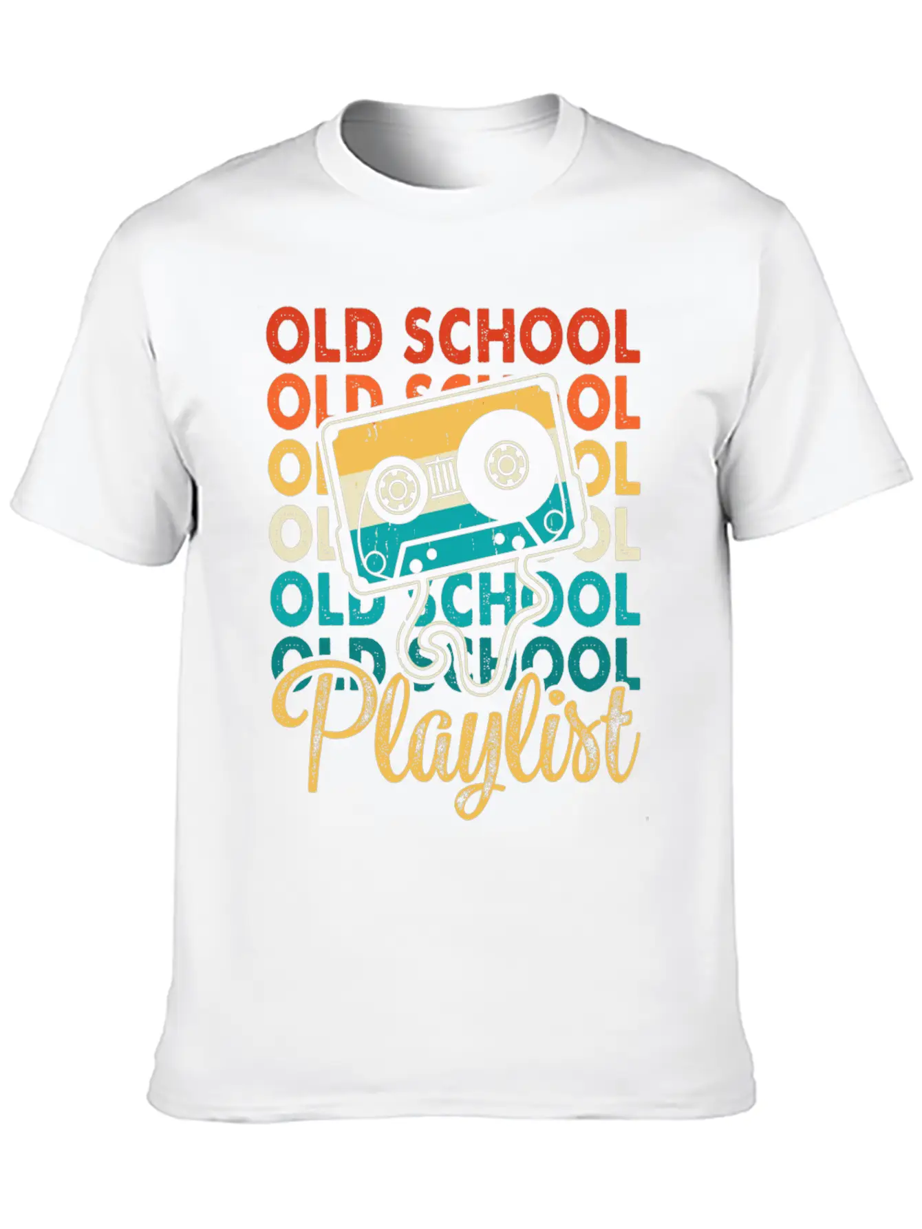 Old School Playlist 18 Soft Cotton Short Sleeve Tee ¨C Unisex Wardrobe Staple