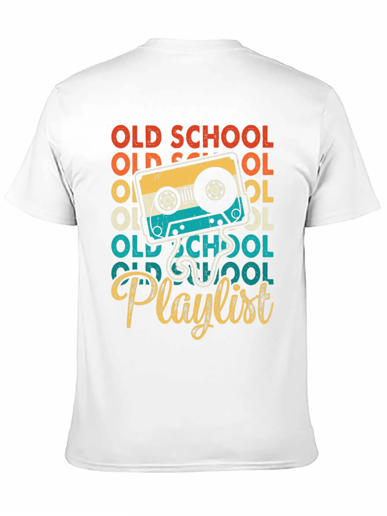 Old School Playlist 18 Soft Cotton Short Sleeve Tee ¨C Unisex Wardrobe Staple