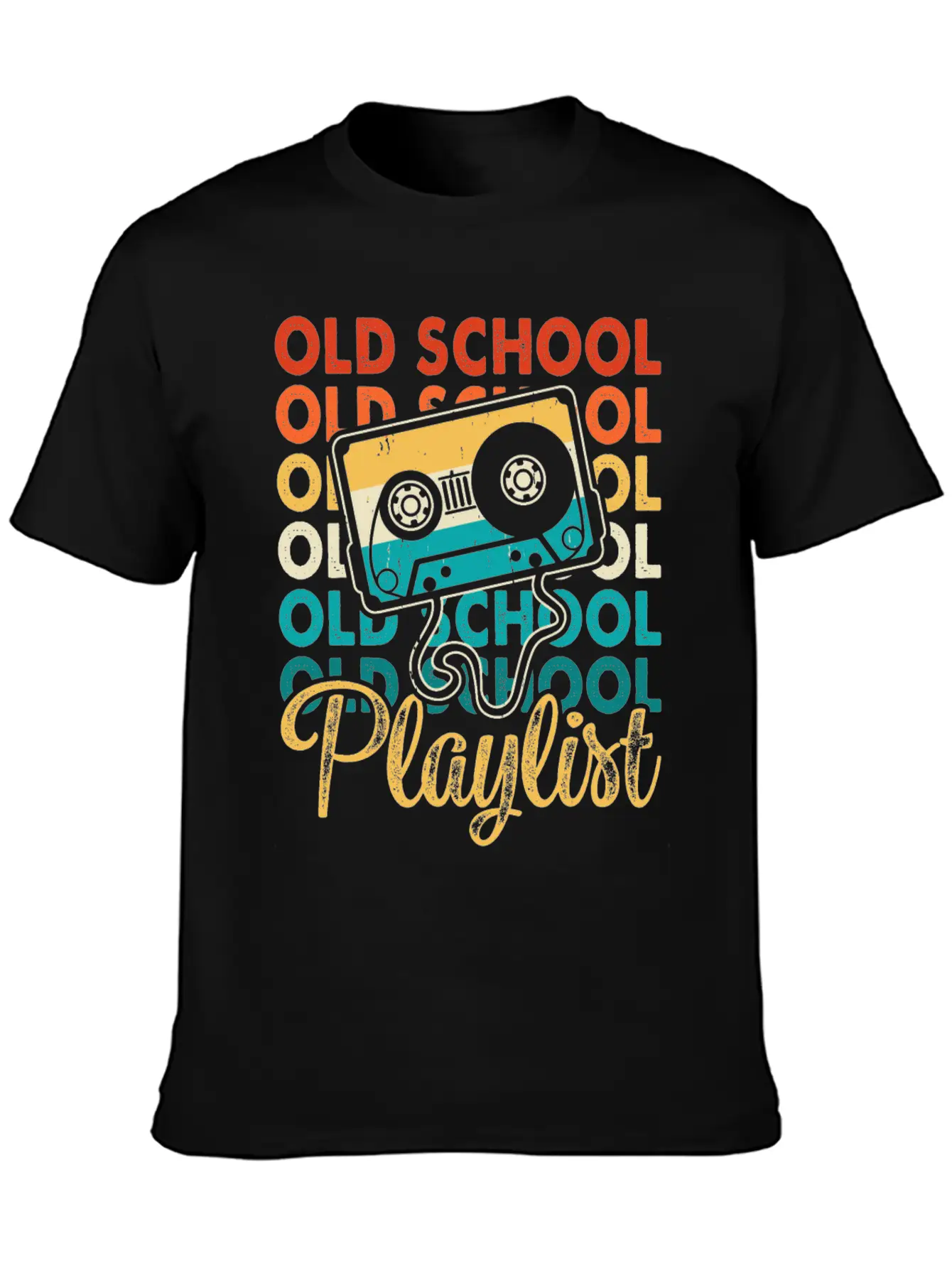 Old School Playlist 18 Soft Cotton Short Sleeve Tee ¨C Unisex Wardrobe Staple