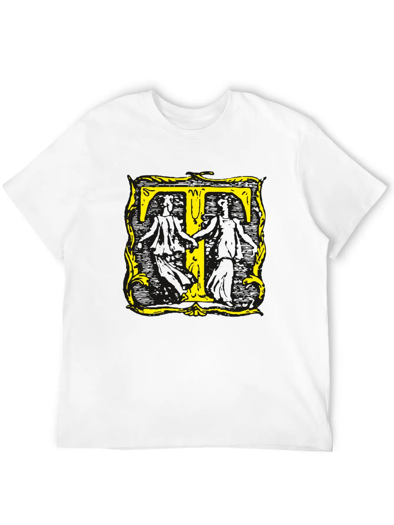 Old T Letter Monogram Soft Cotton Short Sleeve Tee ¨C Unisex Wardrobe Staple