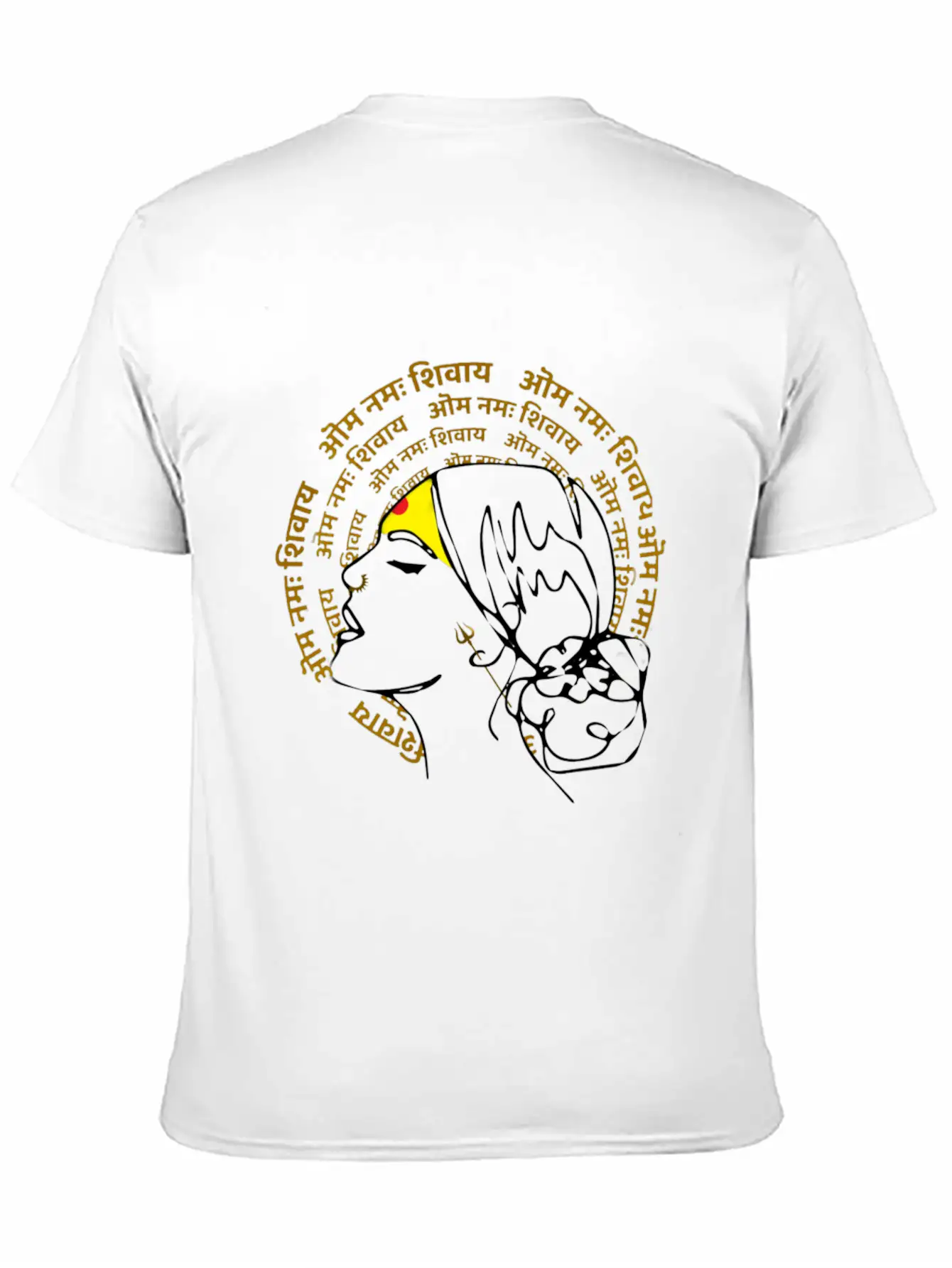 Om Namah Shivay Basic Graphic T-Shirt ¨C Daily Comfort In Soft Cotton