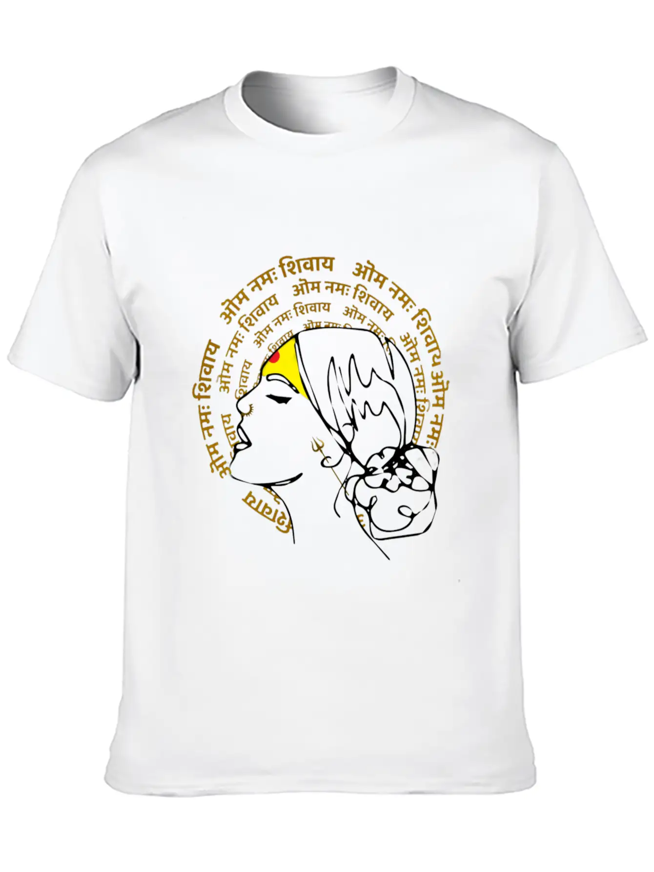 Om Namah Shivay Basic Graphic T-Shirt ¨C Daily Comfort In Soft Cotton