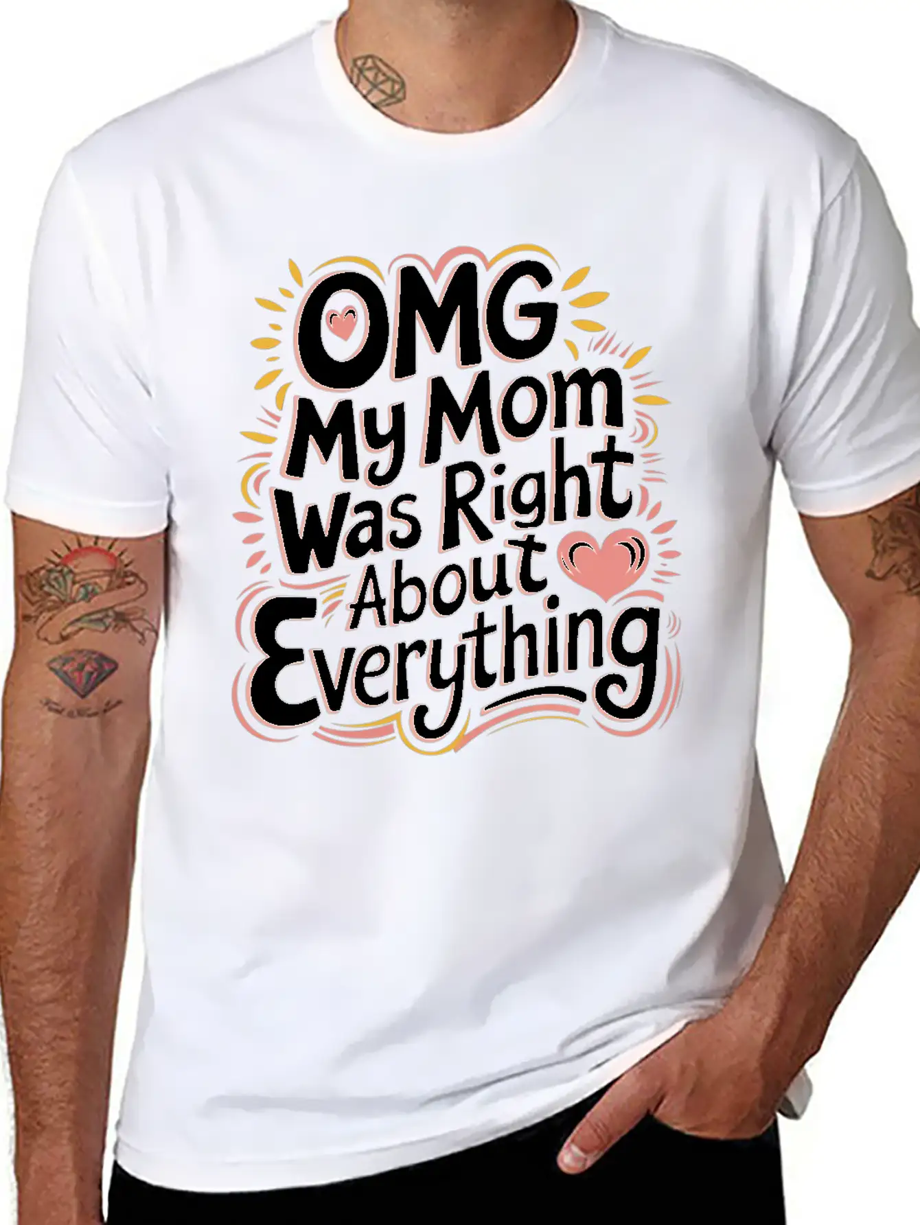 OMG My Mom Was Right About Everything 11 Essential Cotton Tee For Daily Outfits ¨C Unisex Style