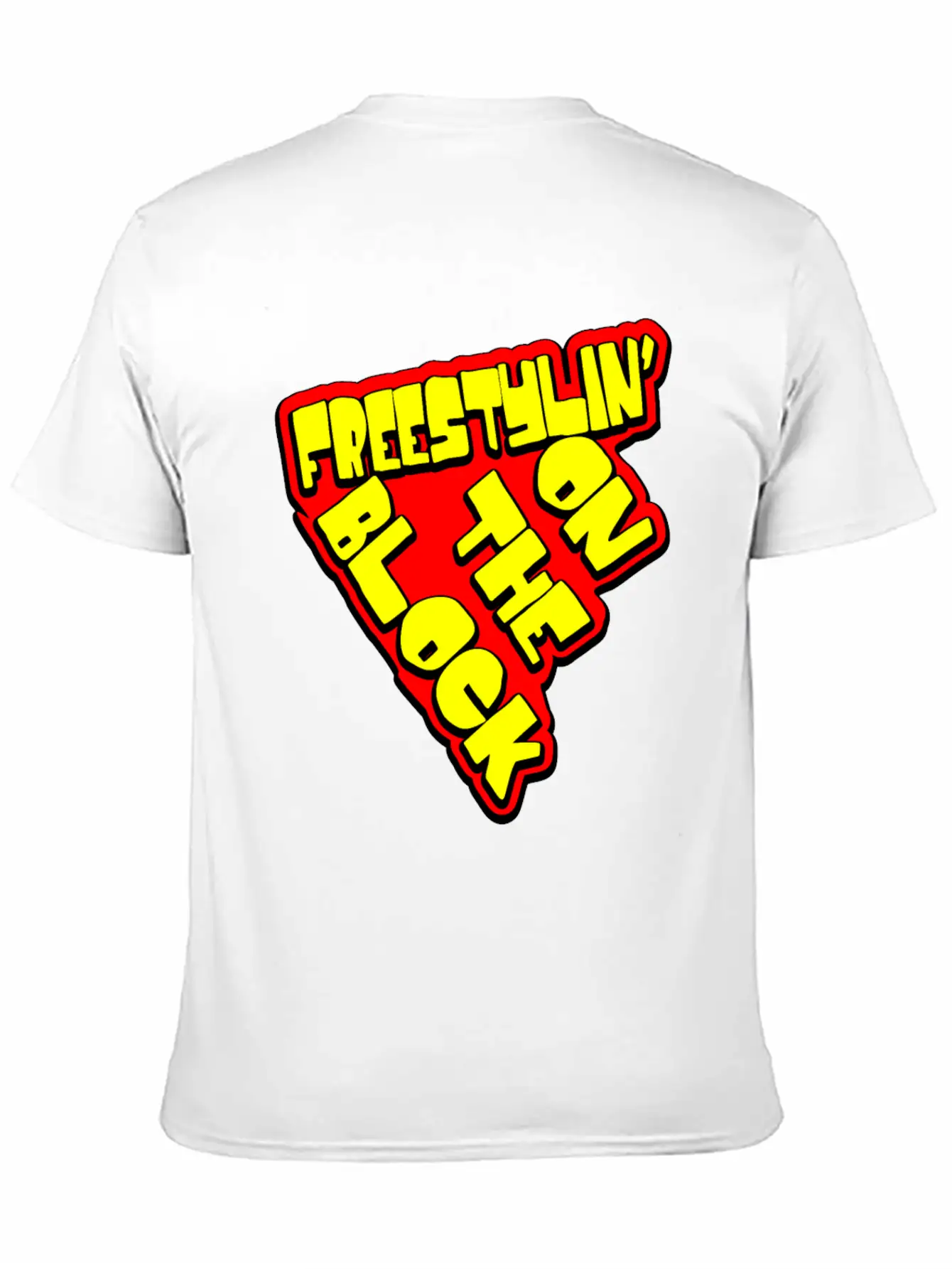 On The Block - Freestyling - Hip Hop Basic Graphic T-Shirt ¨C Daily Comfort In Soft Cotton