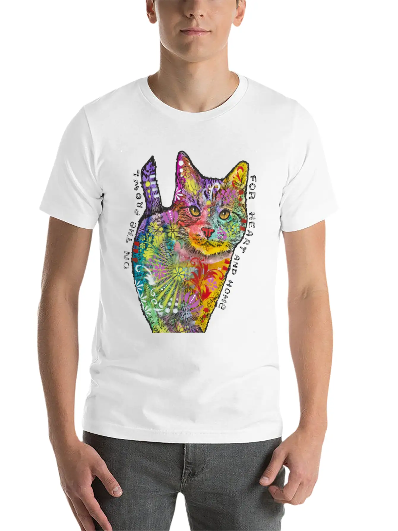 On The Prowl Essential Cotton Tee For Daily Outfits ¨C Unisex Style