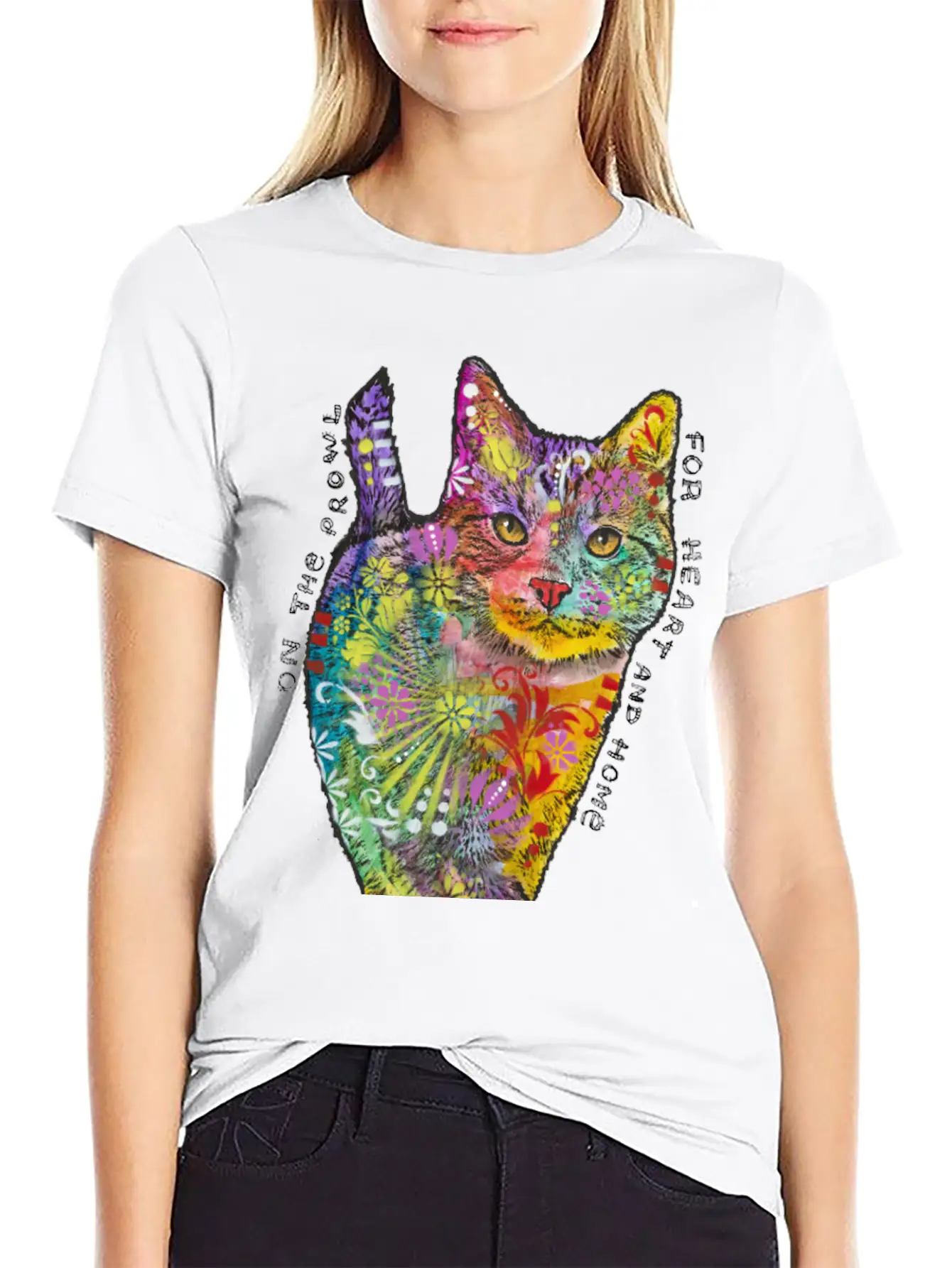 On The Prowl Essential Cotton Tee For Daily Outfits ¨C Unisex Style