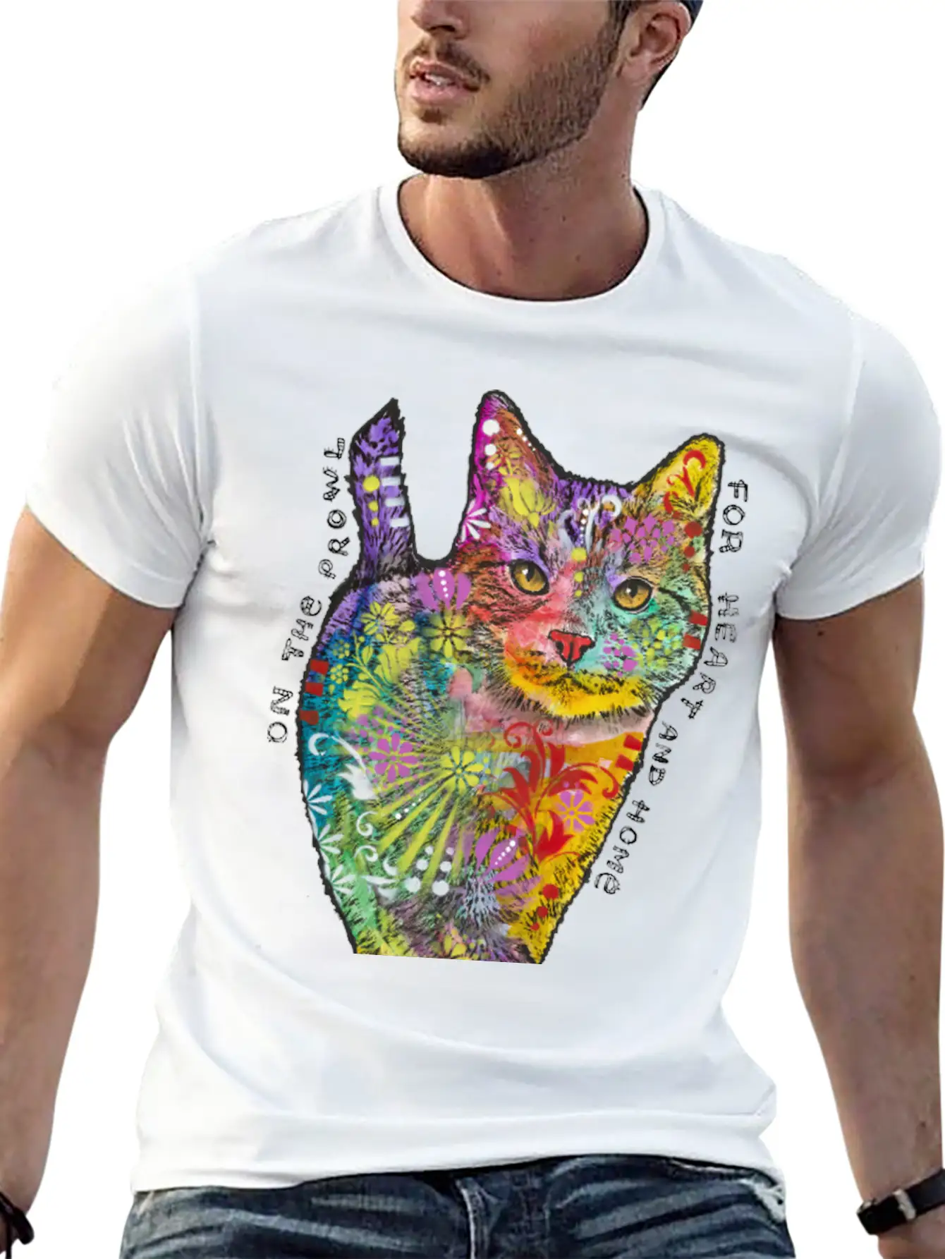 On The Prowl Essential Cotton Tee For Daily Outfits ¨C Unisex Style