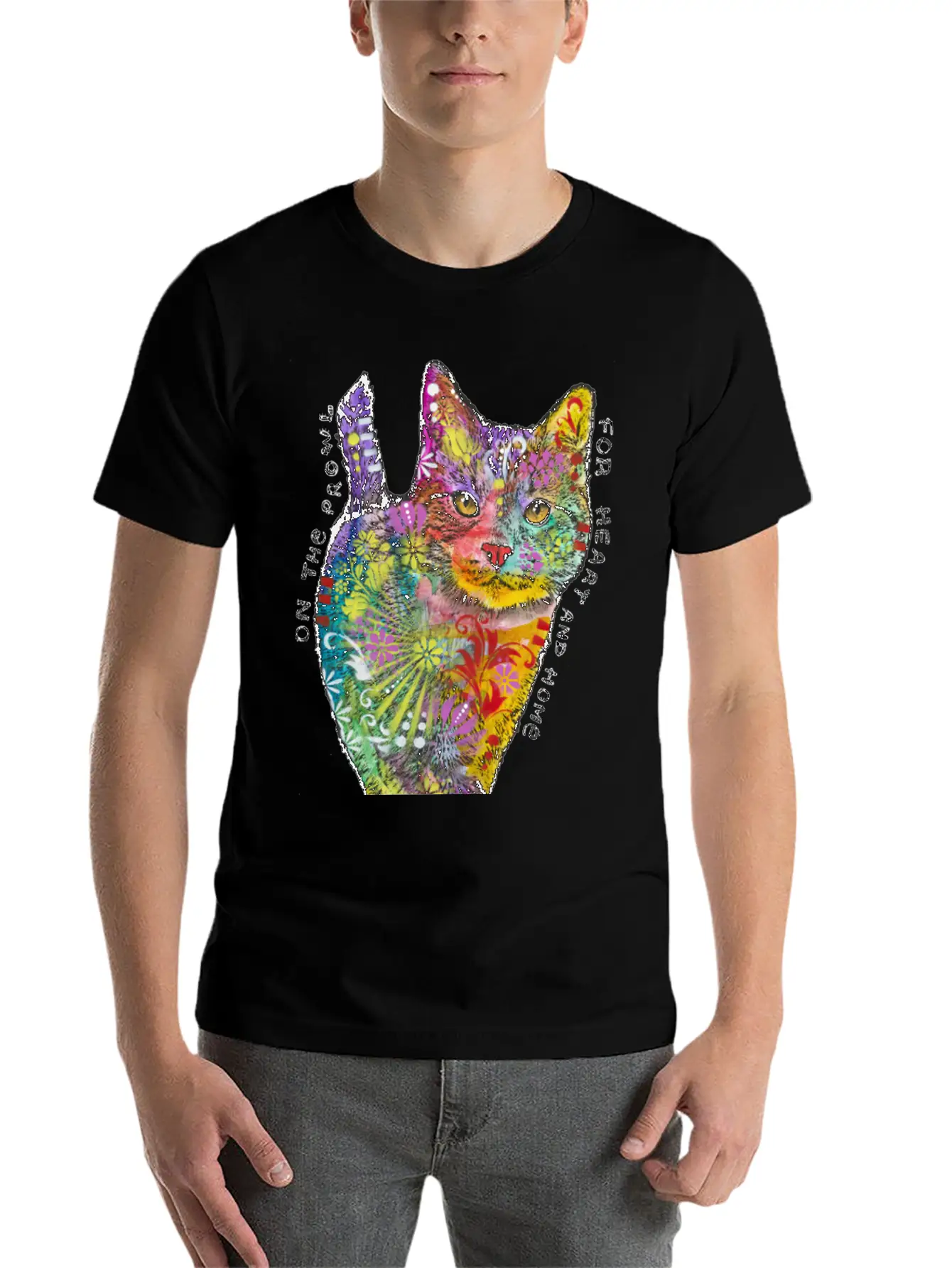 On The Prowl Essential Cotton Tee For Daily Outfits ¨C Unisex Style