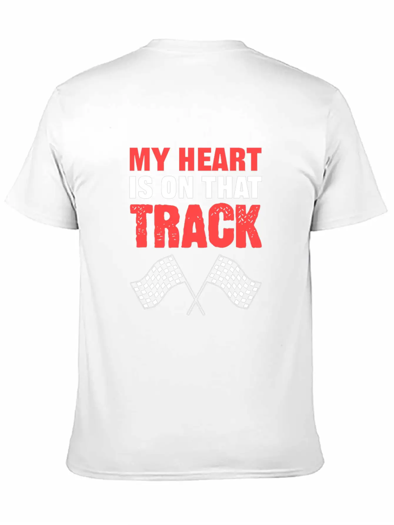 On Track Sports Person Gift Basic Graphic T-Shirt ¨C Daily Comfort In Soft Cotton