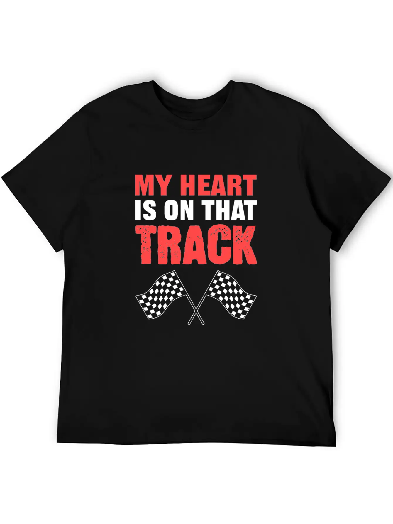 On Track Sports Person Gift Basic Graphic T-Shirt ¨C Daily Comfort In Soft Cotton