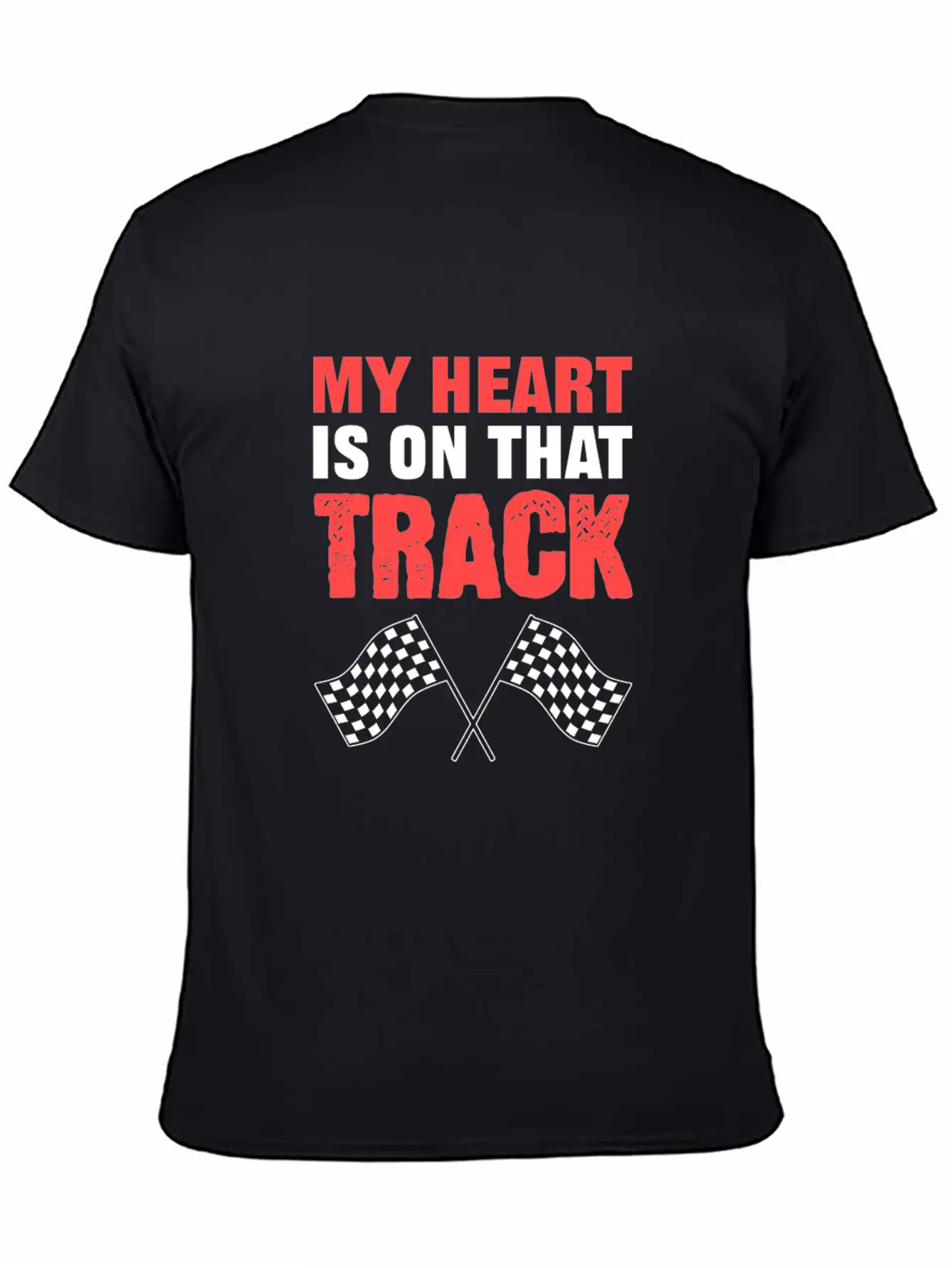 On Track Sports Person Gift Basic Graphic T-Shirt ¨C Daily Comfort In Soft Cotton
