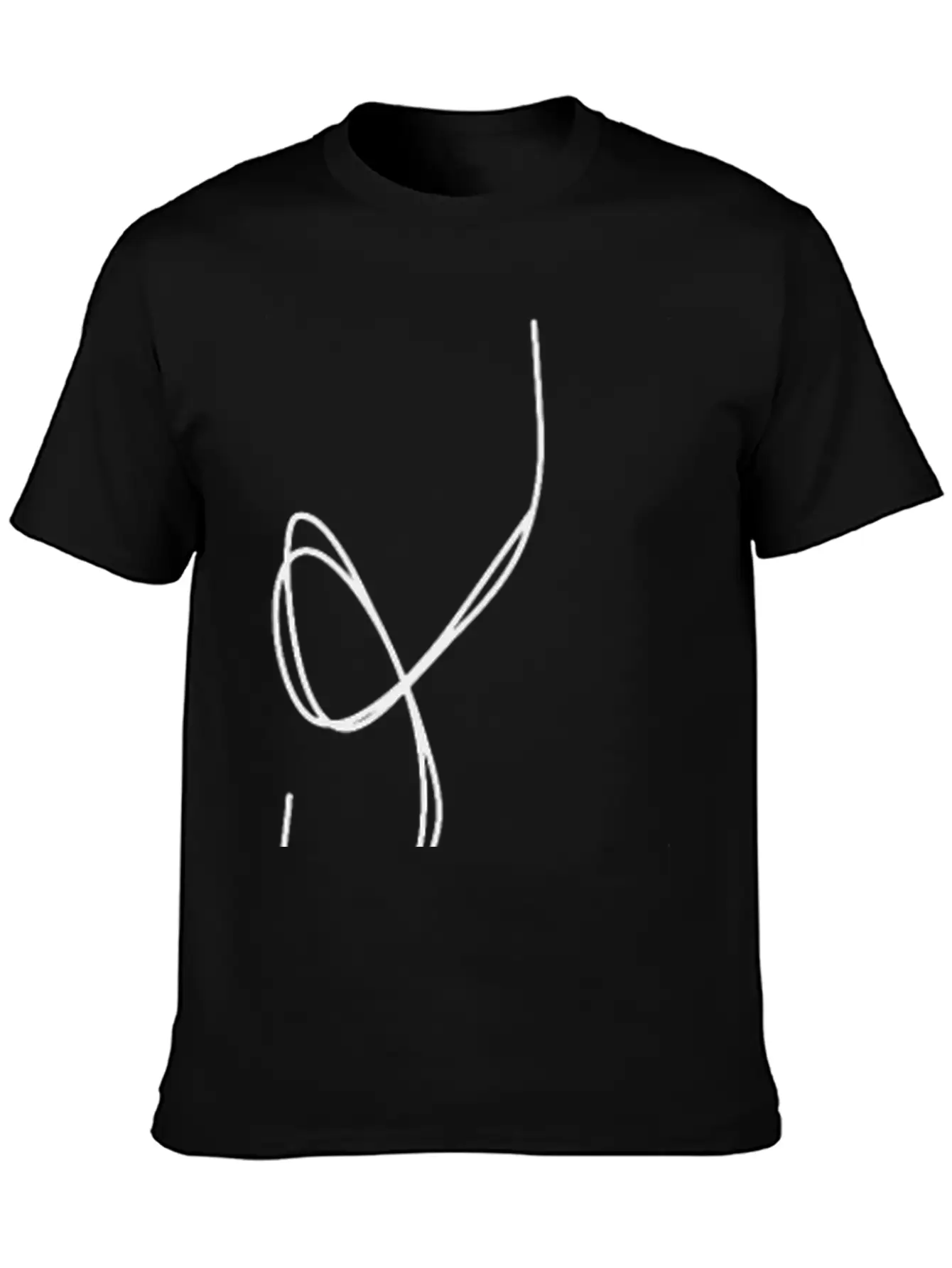 One Line Face Basic Graphic T-Shirt ¨C Daily Comfort In Soft Cotton