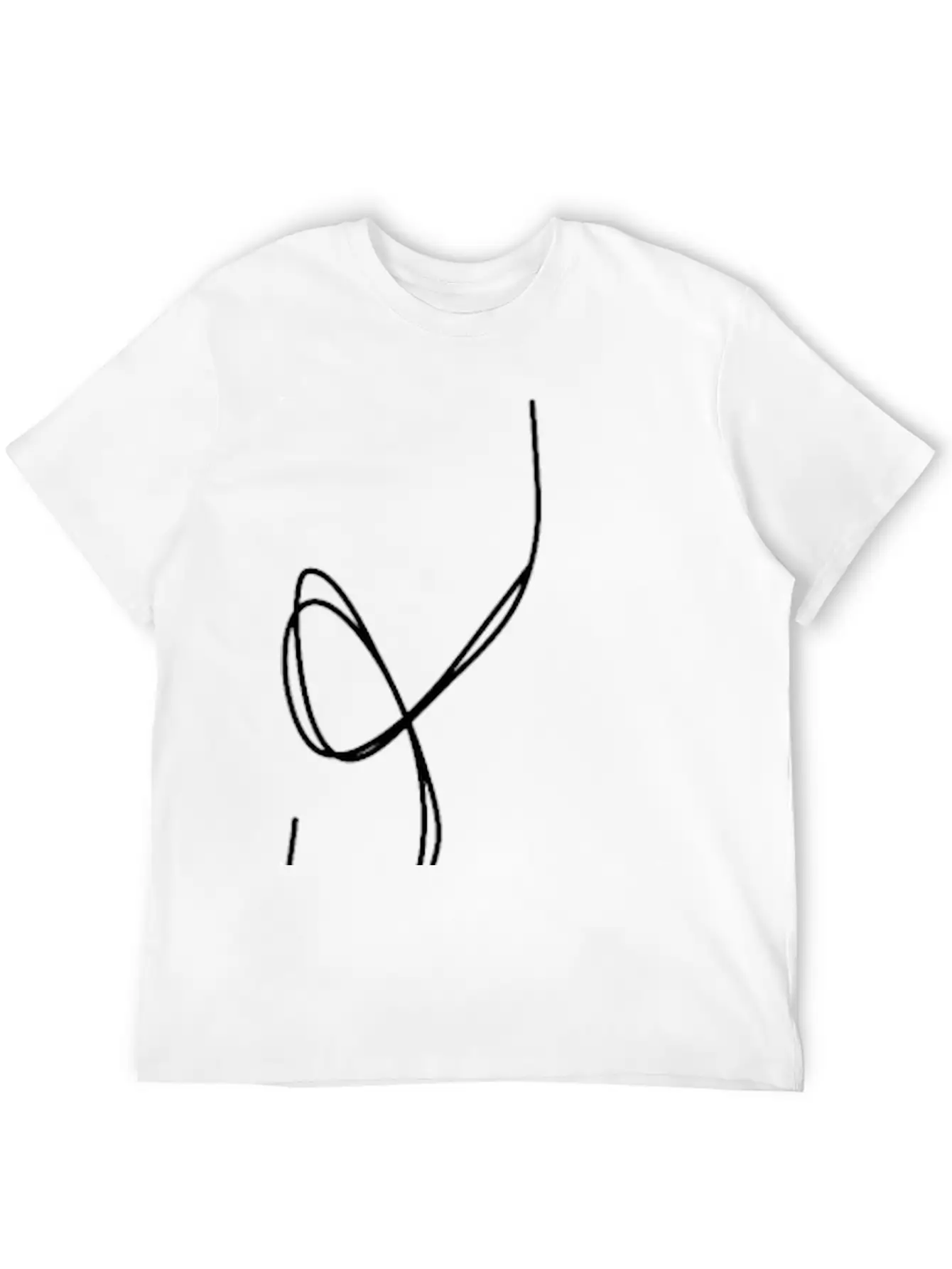 One Line Face Basic Graphic T-Shirt ¨C Daily Comfort In Soft Cotton
