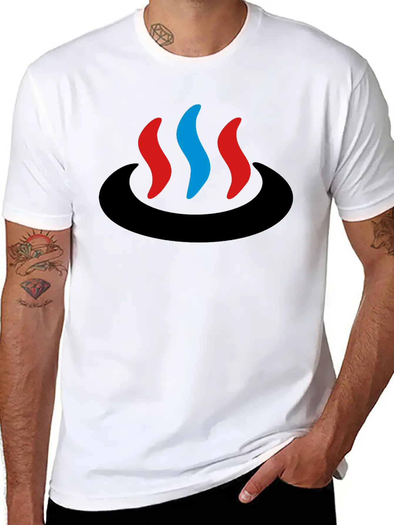 Onsen ? Hot Spring ÎÂȪ Japanese Sign Basic Graphic T-Shirt ¨C Daily Comfort In Soft Cotton