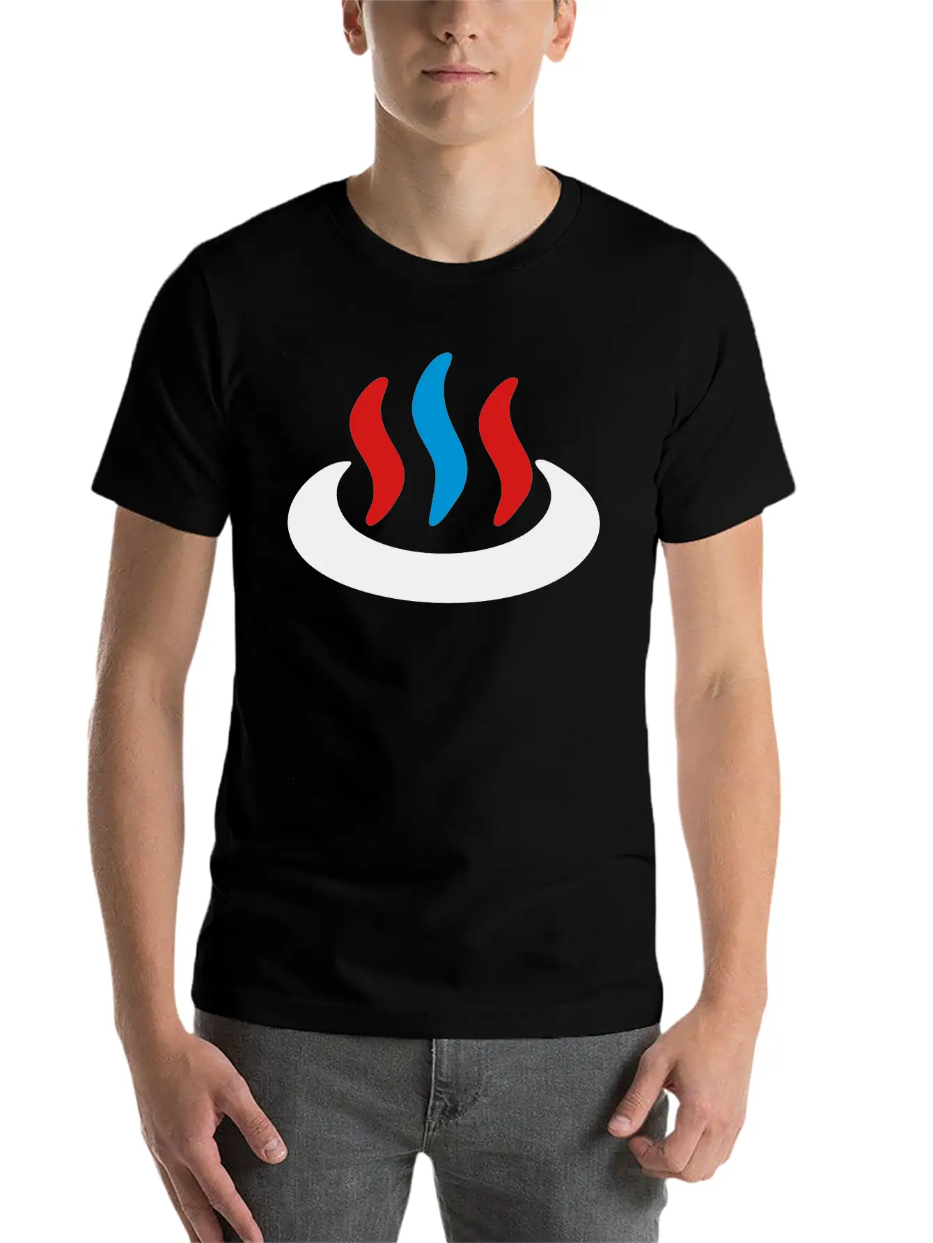 Onsen ? Hot Spring ÎÂȪ Japanese Sign Basic Graphic T-Shirt ¨C Daily Comfort In Soft Cotton
