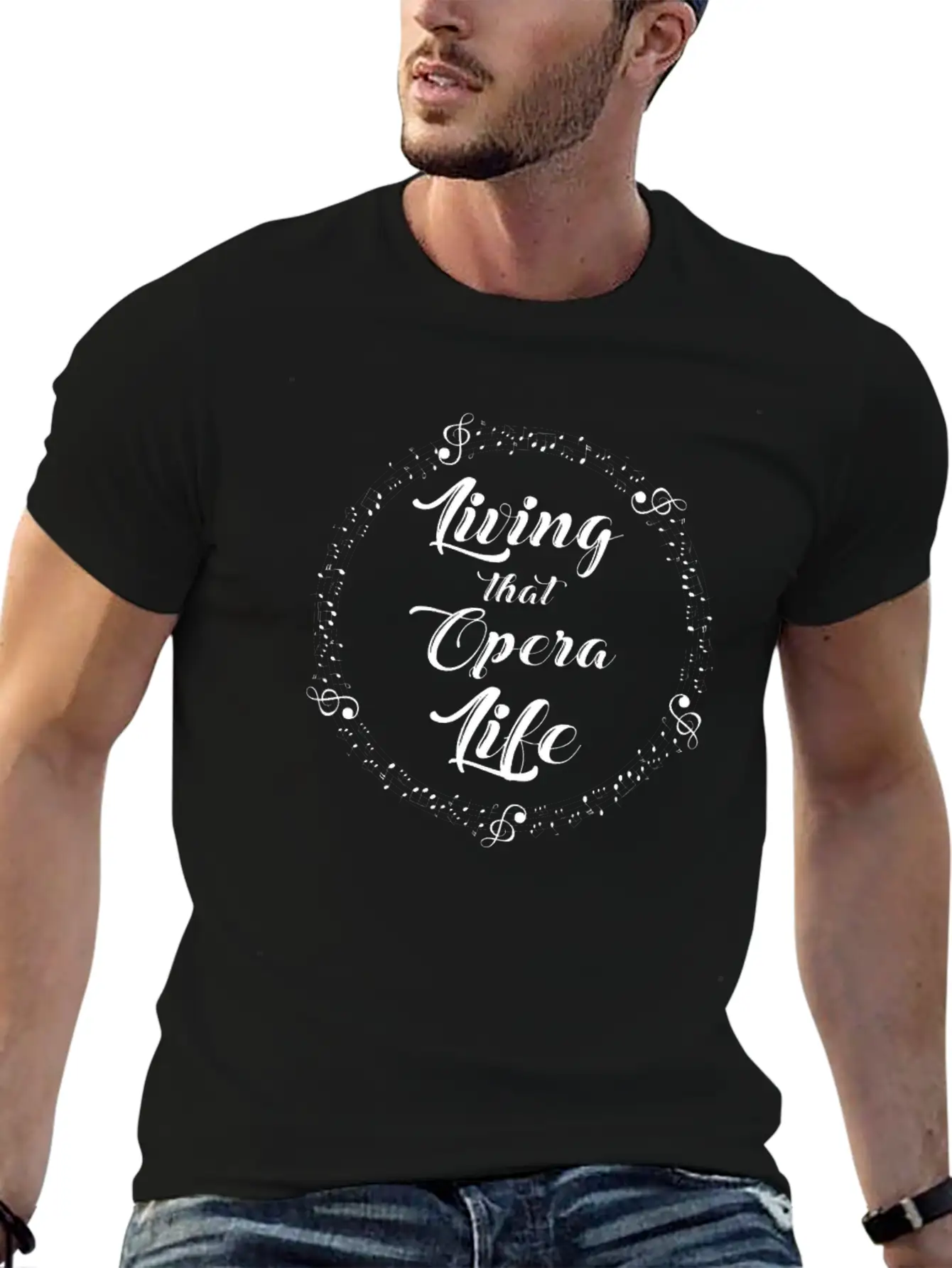Opera Singer Vocalist Life Choir Show Basic Graphic T-Shirt ¨C Daily Comfort In Soft Cotton