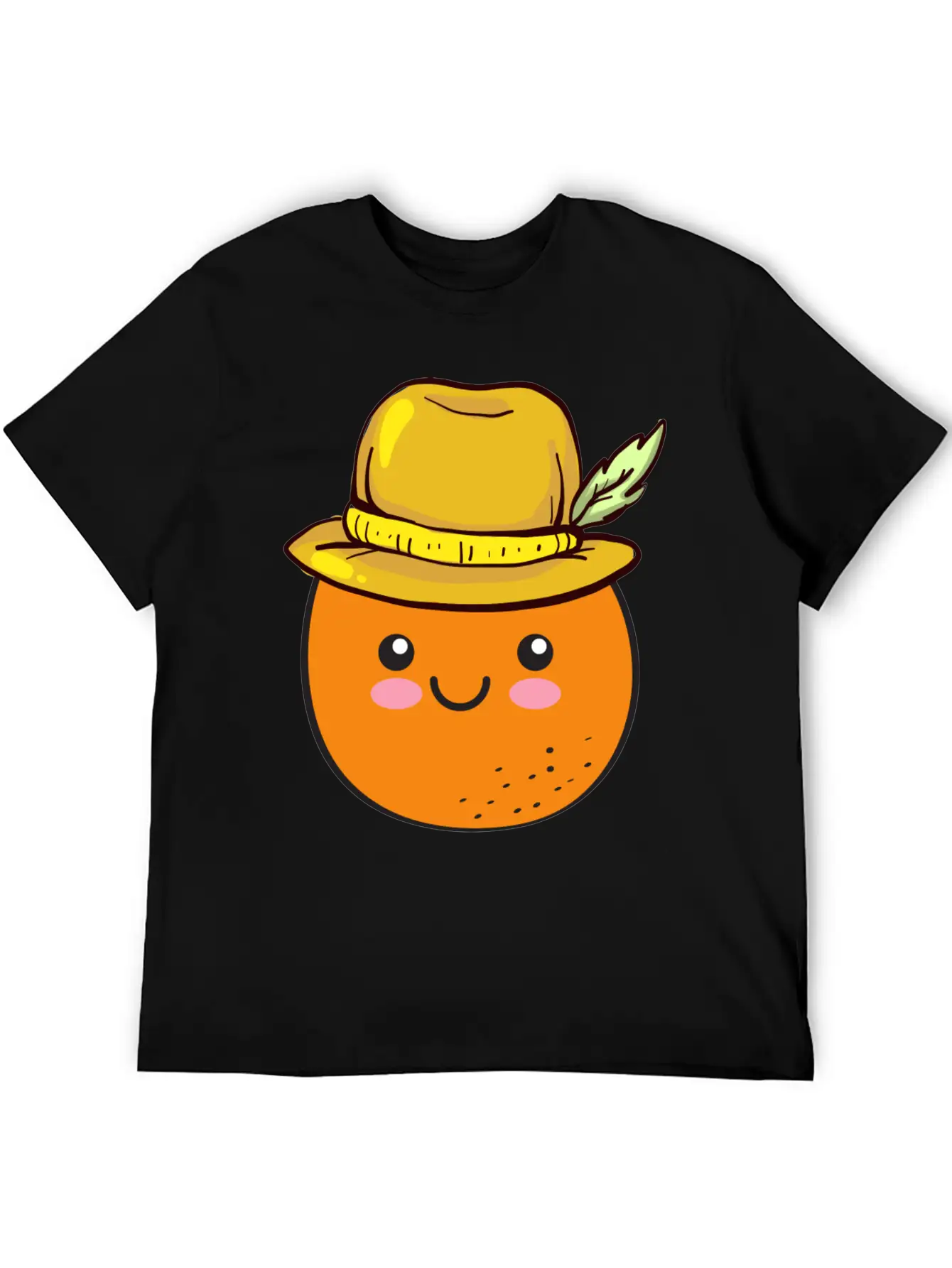 Orange Cute Vegan Veganism Vegetarian Healthy Food Basic Graphic T-Shirt ¨C Daily Comfort In Soft Cotton