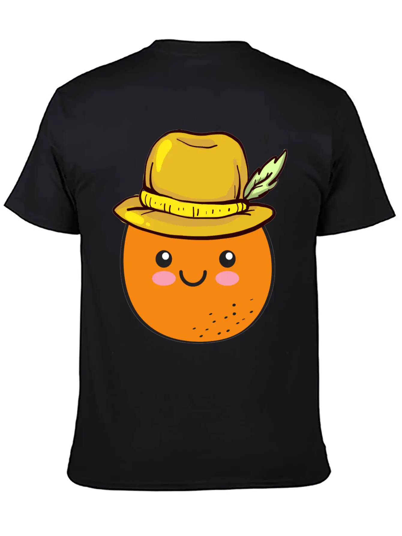 Orange Cute Vegan Veganism Vegetarian Healthy Food Basic Graphic T-Shirt ¨C Daily Comfort In Soft Cotton