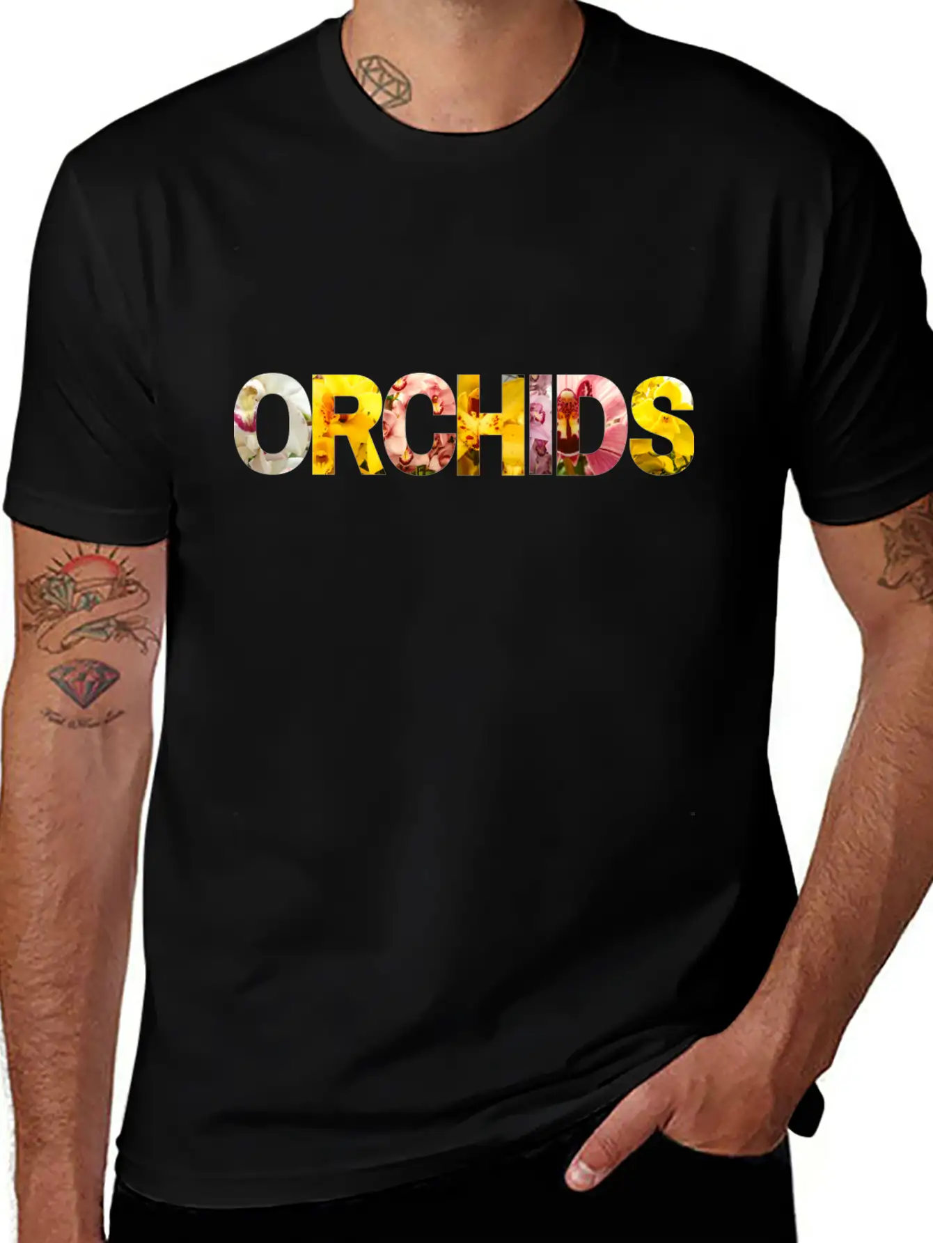 Orchids Soft Cotton Short Sleeve Tee ¨C Unisex Wardrobe Staple