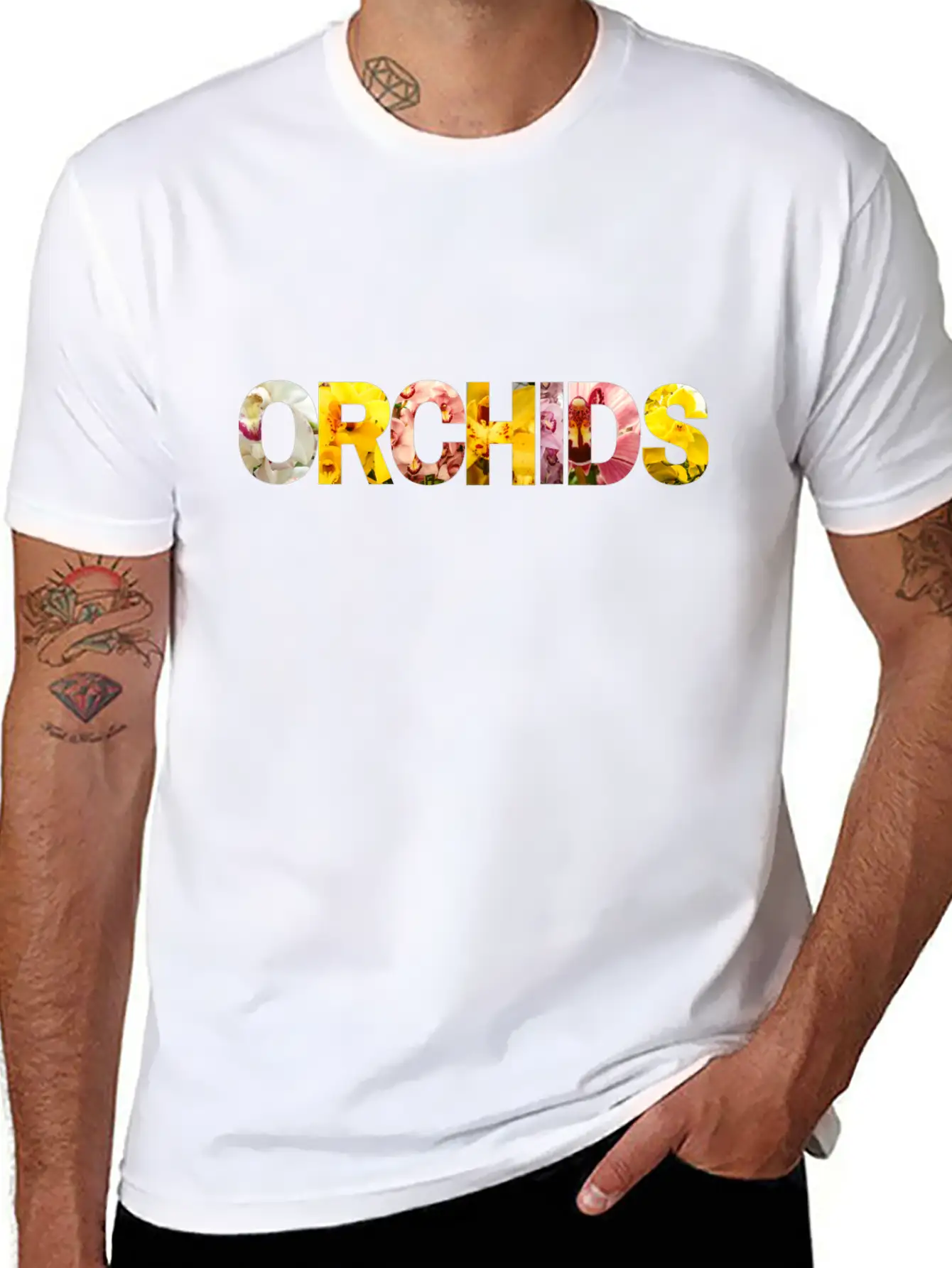 Orchids Soft Cotton Short Sleeve Tee ¨C Unisex Wardrobe Staple