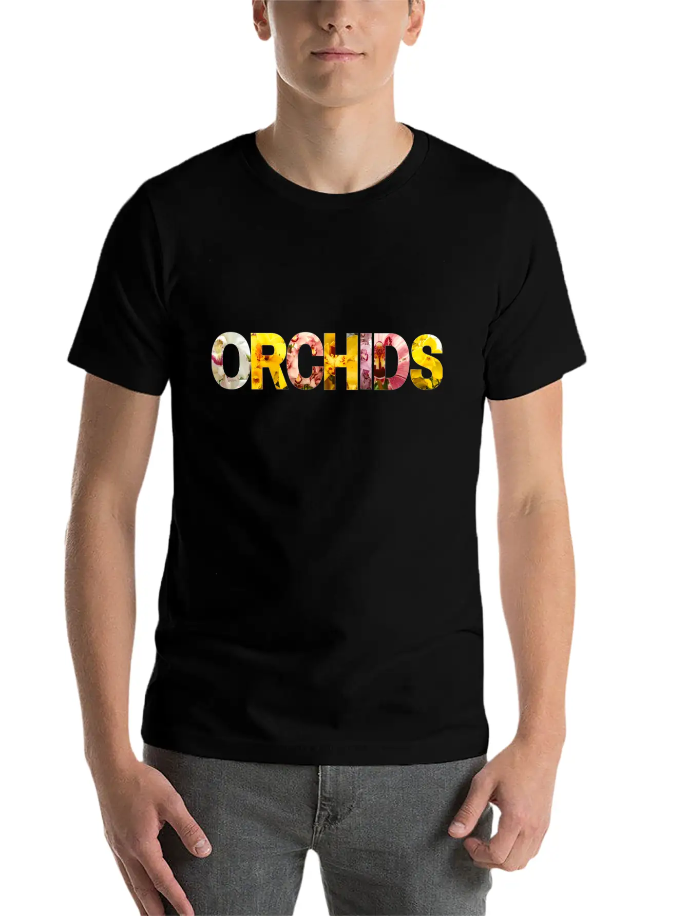 Orchids Soft Cotton Short Sleeve Tee ¨C Unisex Wardrobe Staple