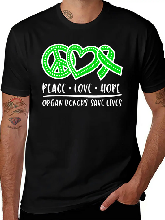 Organ Donation Awareness, Organ Donor Basic Graphic T-Shirt ¨C Daily Comfort In Soft Cotton